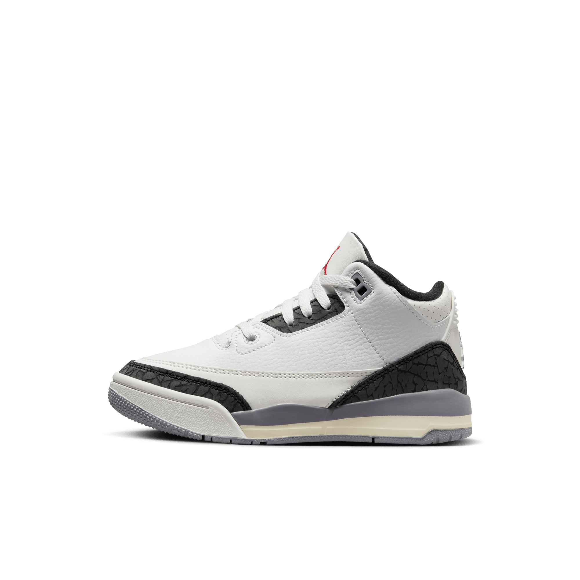 JORDAN 3 RETRO "CEMENT GREY" LITTLE KIDS ' SHOES