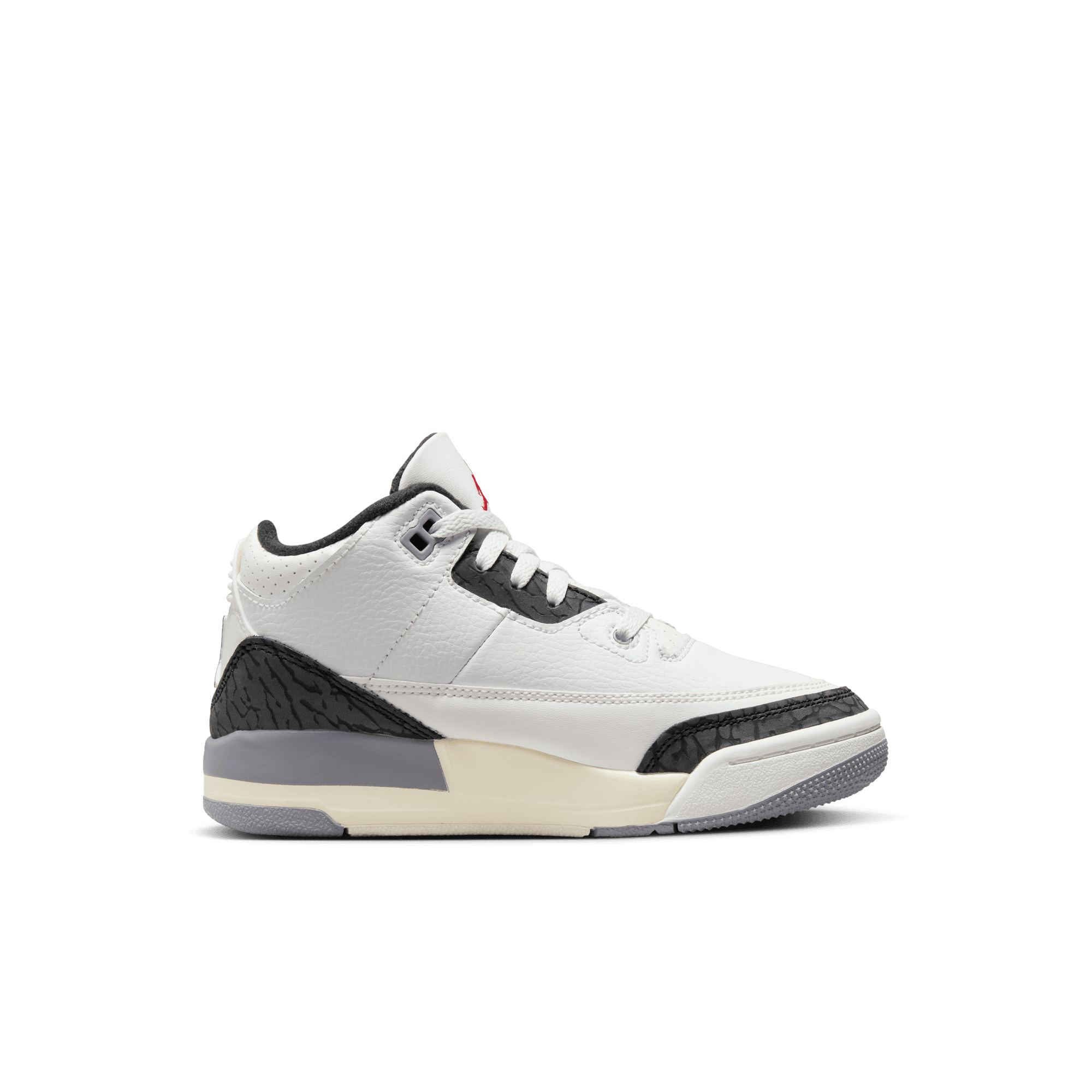 JORDAN 3 RETRO "CEMENT GREY" LITTLE KIDS ' SHOES