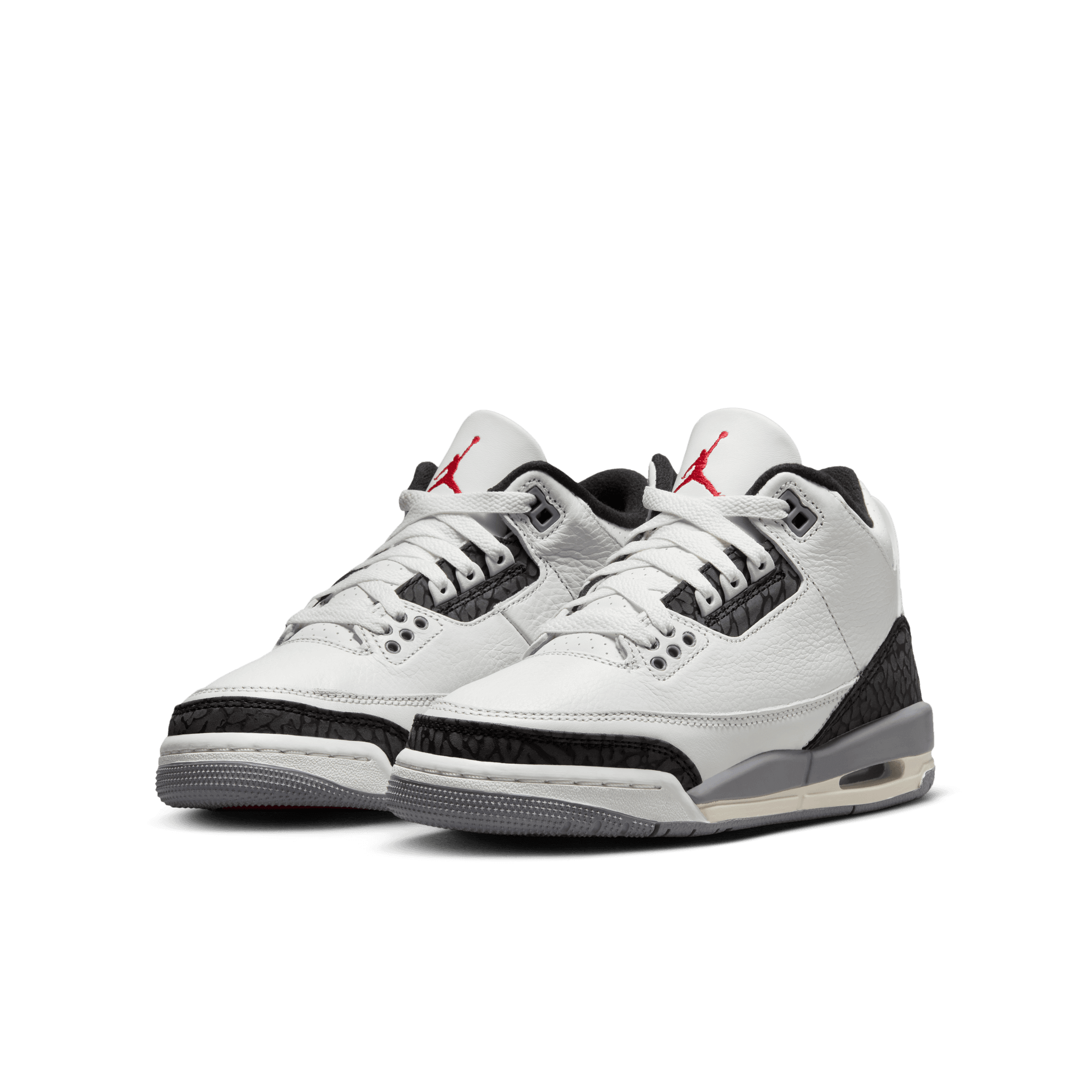 AIR JORDAN 3 RETRO "CEMENT GREY" BIG KIDS' SHOES