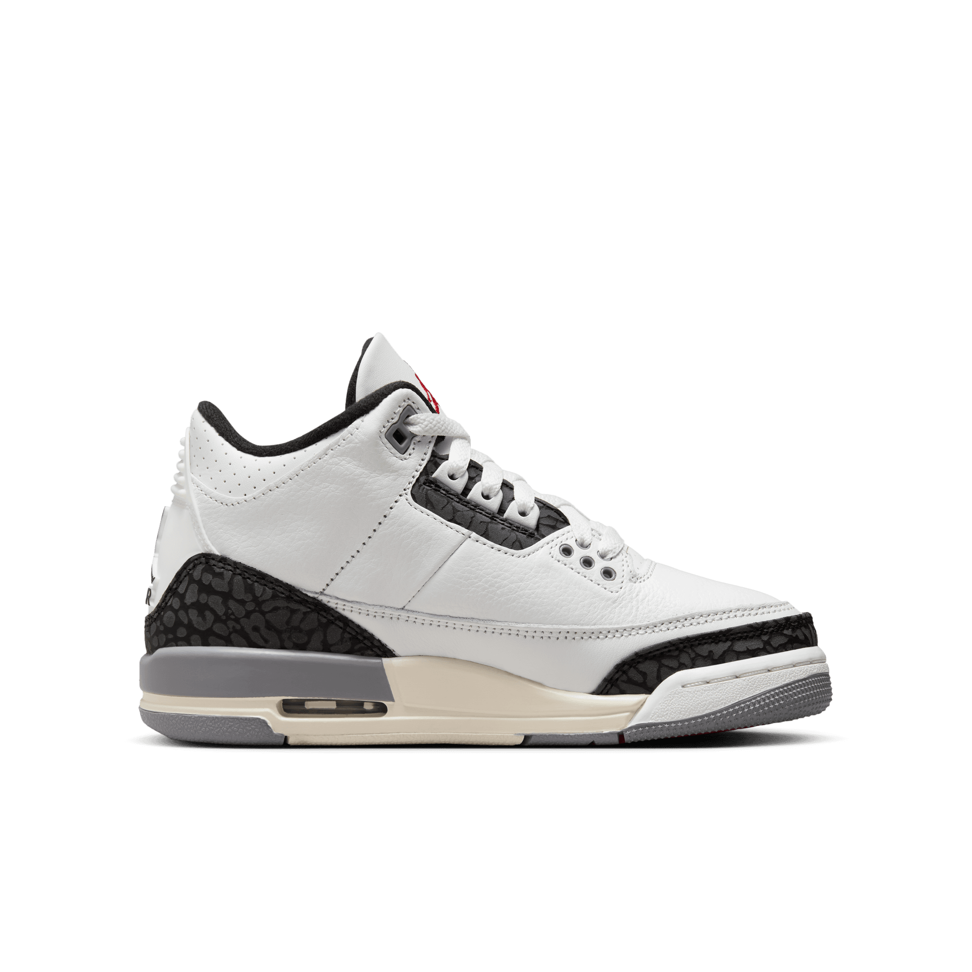 AIR JORDAN 3 RETRO "CEMENT GREY" BIG KIDS' SHOES