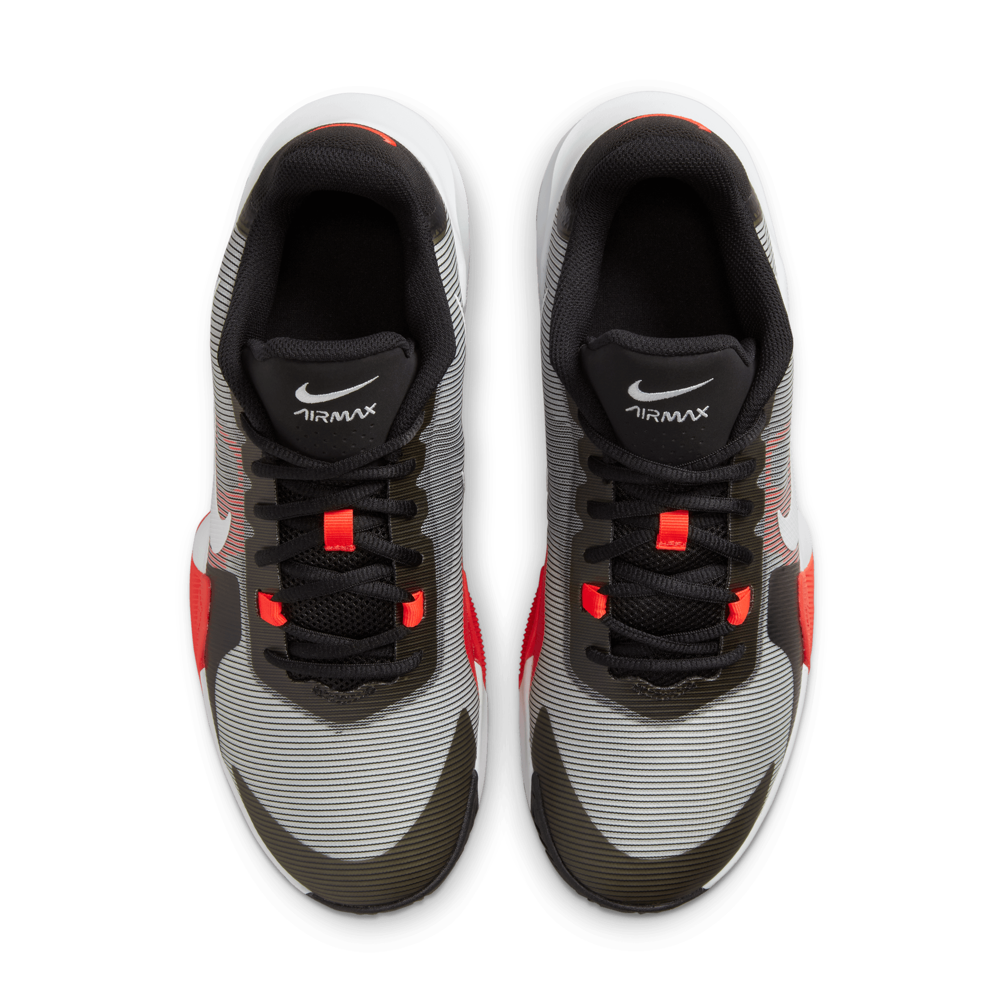NIKE IMPACT 4 BASKETBALL SHOES BLACK WHITE BRIGHT CRIMSON WOLF