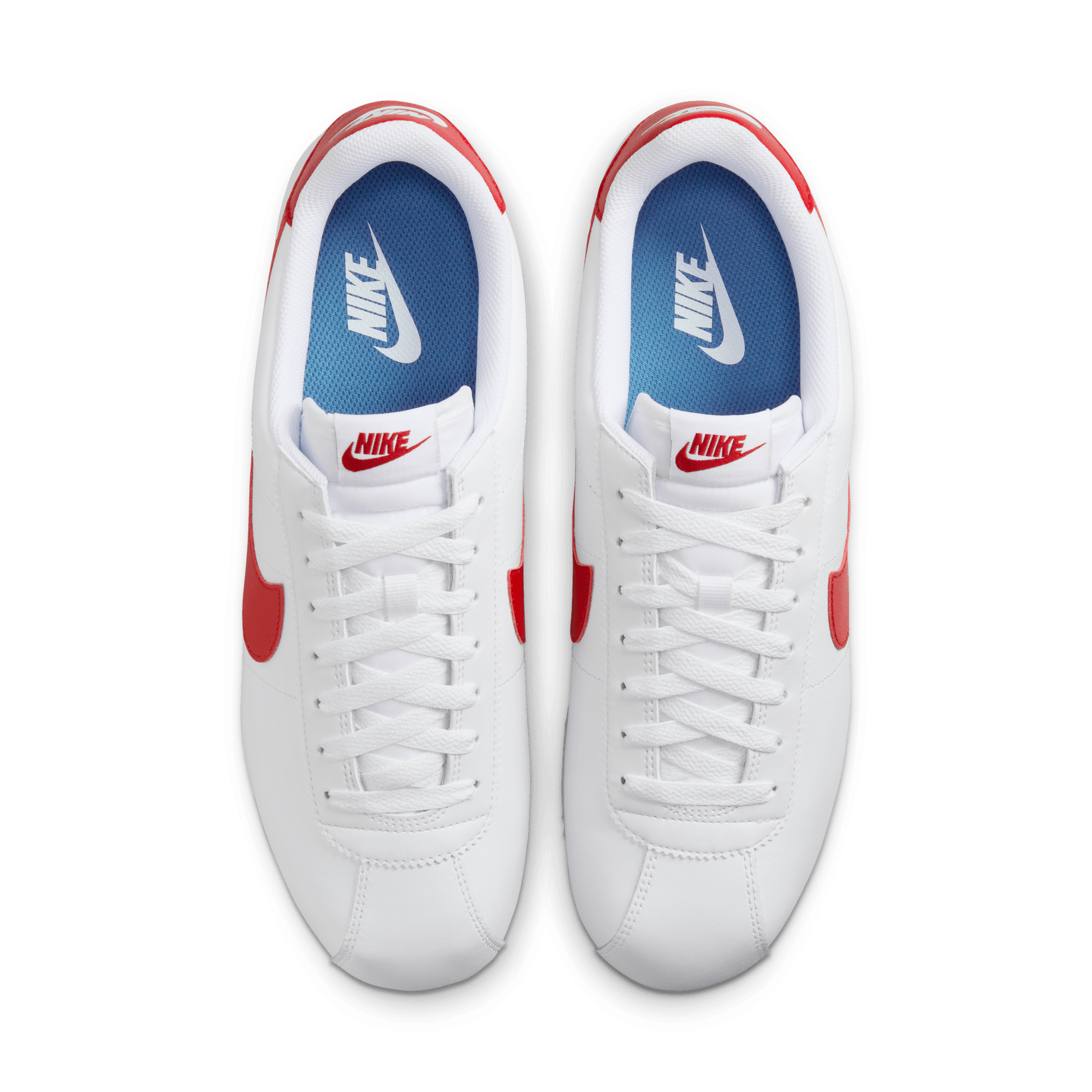 NIKE CORTEZ LEATHER MEN S SHOES WHITE VARSITY RED VARSITY BLUE Park Access