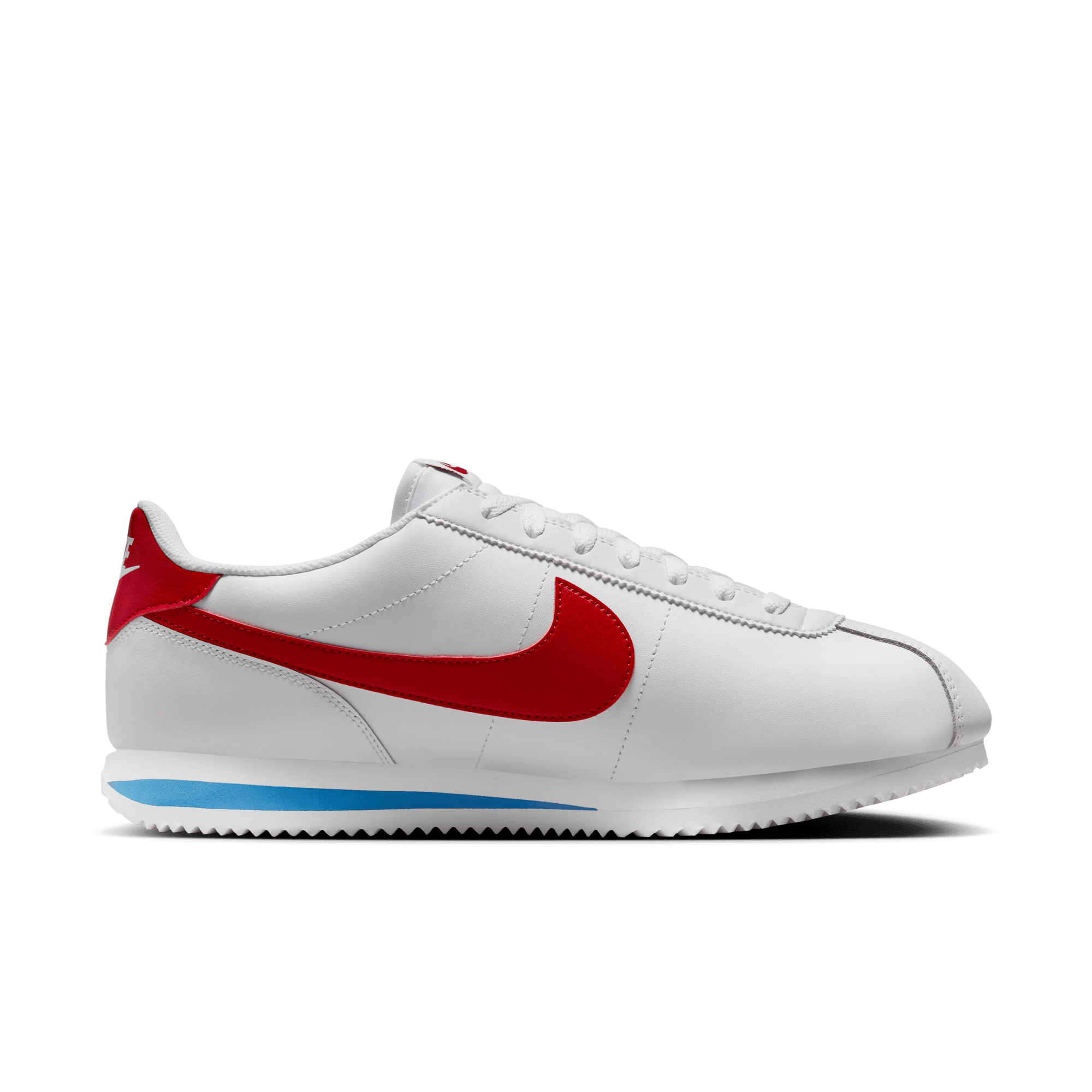 NIKE CORTEZ LEATHER MEN S SHOES WHITE VARSITY RED VARSITY BLUE Park Access
