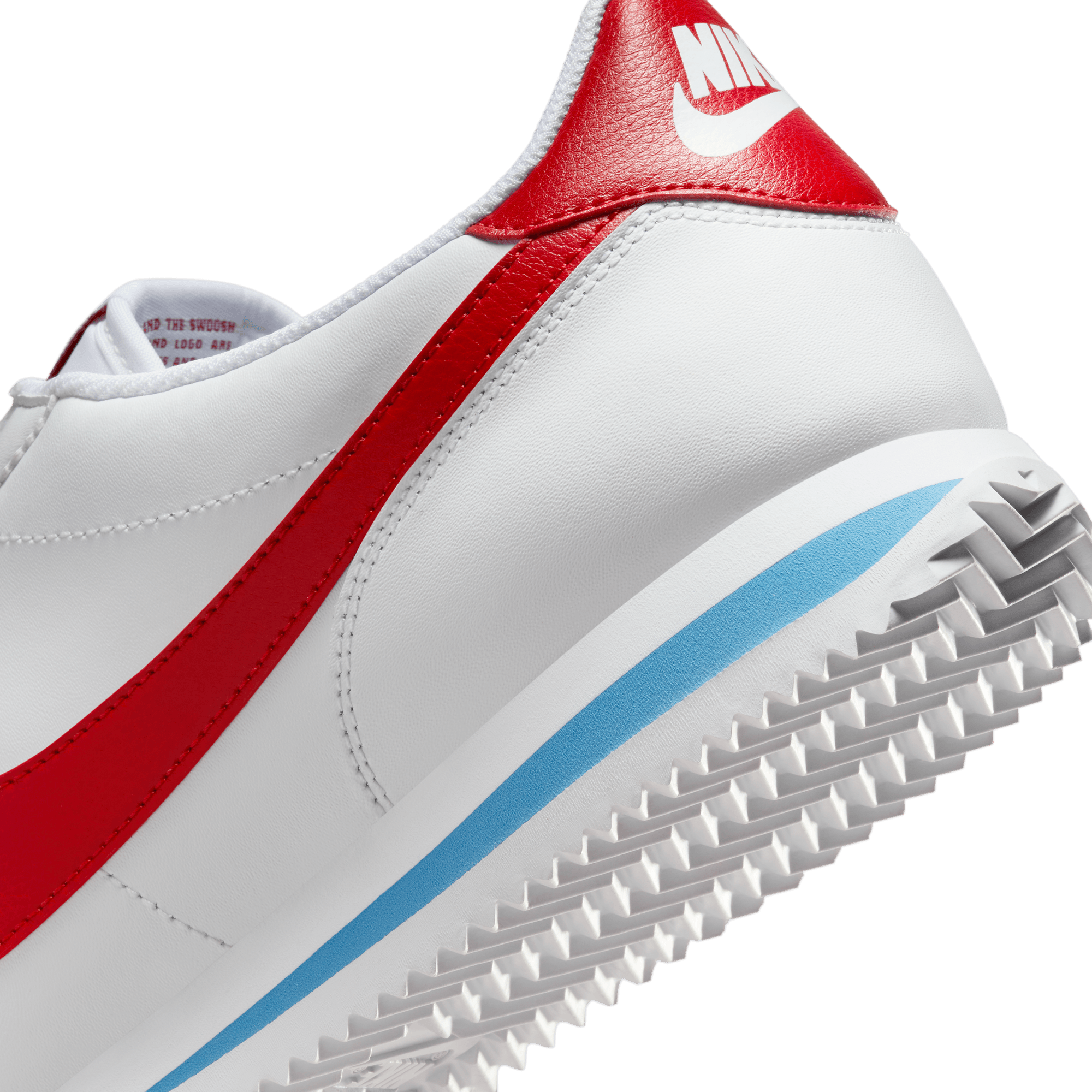 Nike cortez leather red sales
