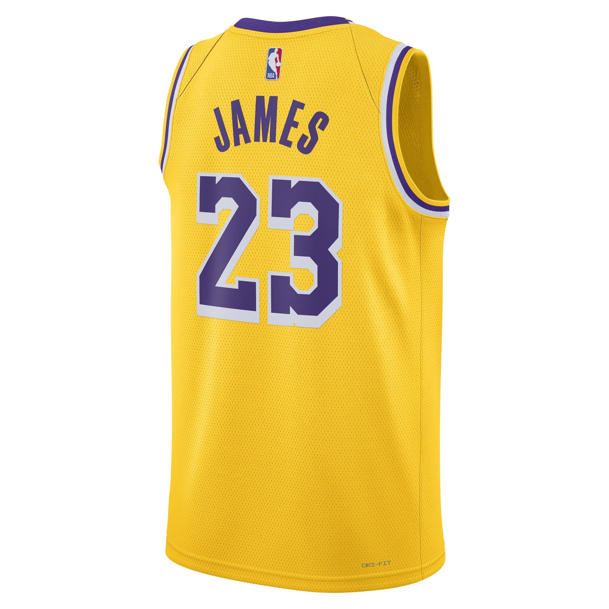 LOS ANGELES LAKERS ICON EDITION 2022/23 NIKE DRI-FIT NBA SWINGMAN JERSEY
