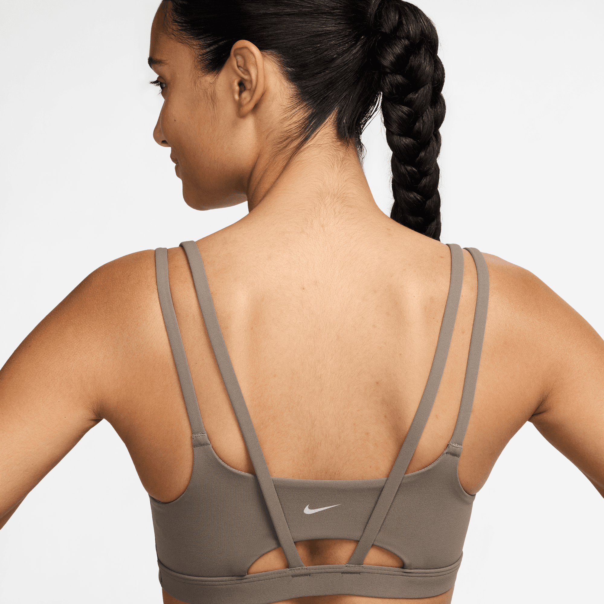 NIKE ZENVY STRAPPY WOMEN'S LIGHT-SUPPORT PADDED SPORTS BRA