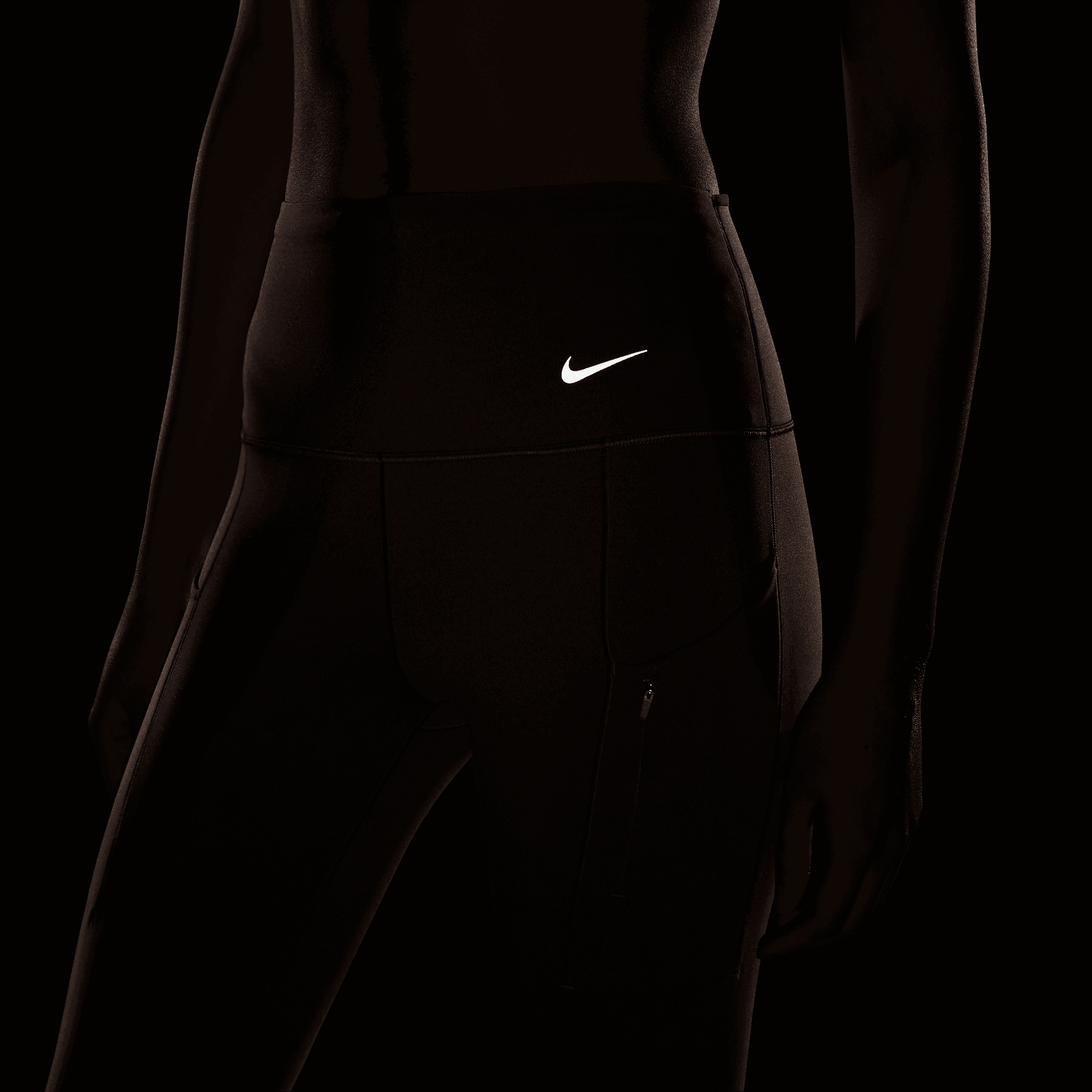 NIKE GO WOMEN'S FIRM-SUPPORT HIGH-WAISTED LEGGINGS WITH POCKETS BAROQUE  BROWN/BLACK – Park Access
