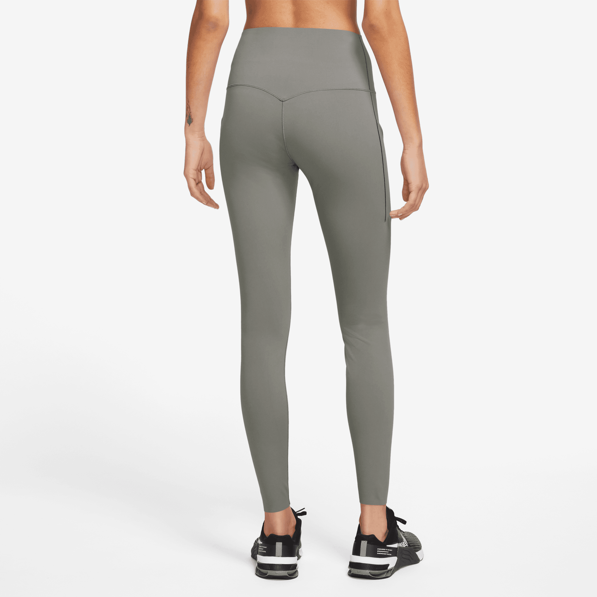 NIKE UNIVERSA WOMEN'S MEDIUM-SUPPORT HIGH-WAISTED LEGGINGS WITH POCKETS