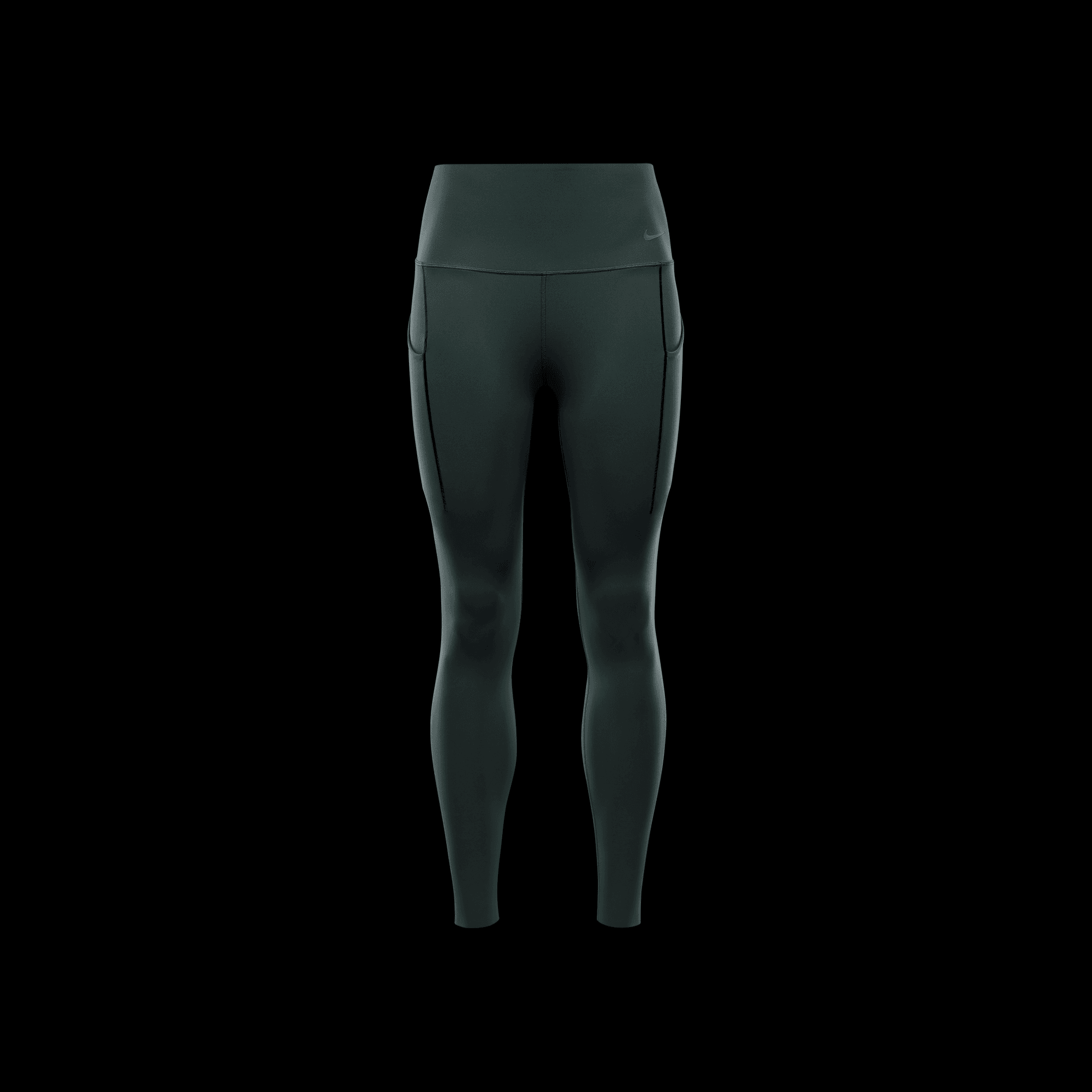 NIKE UNIVERSA WOMEN'S MEDIUM-SUPPORT HIGH-WAISTED LEGGINGS WITH POCKETS