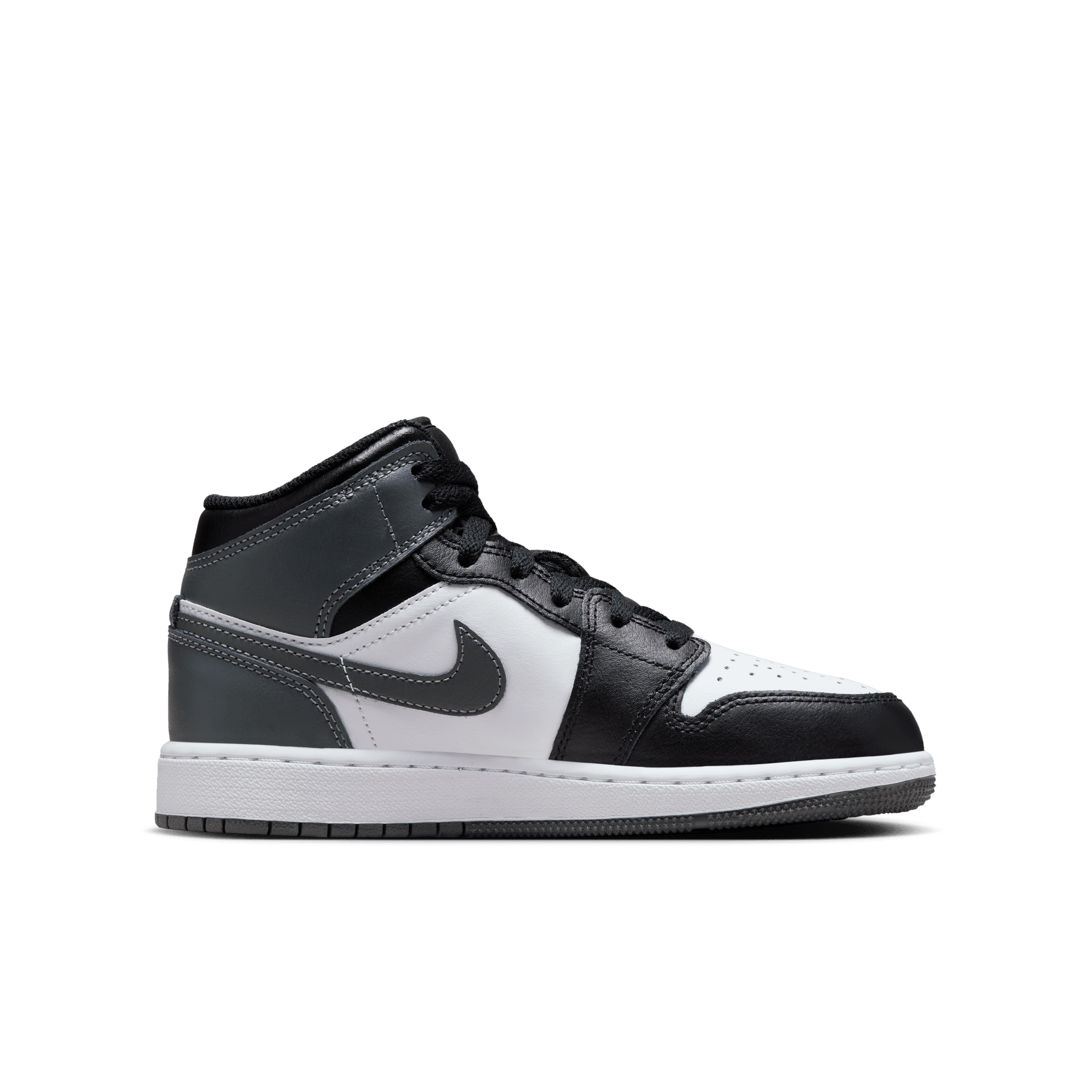 AIR JORDAN 1 MID BIG KIDS SHOES