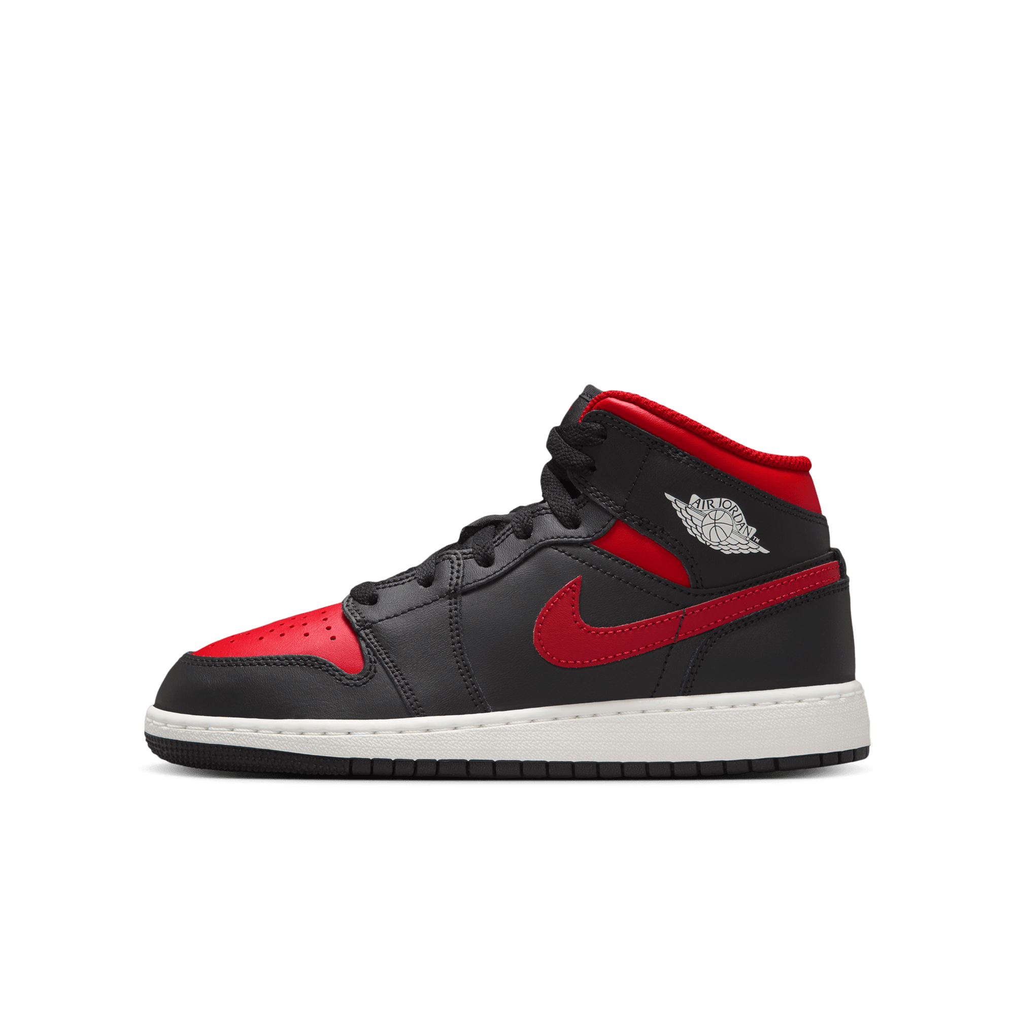 AIR JORDAN 1 MID BIG KIDS' SHOES