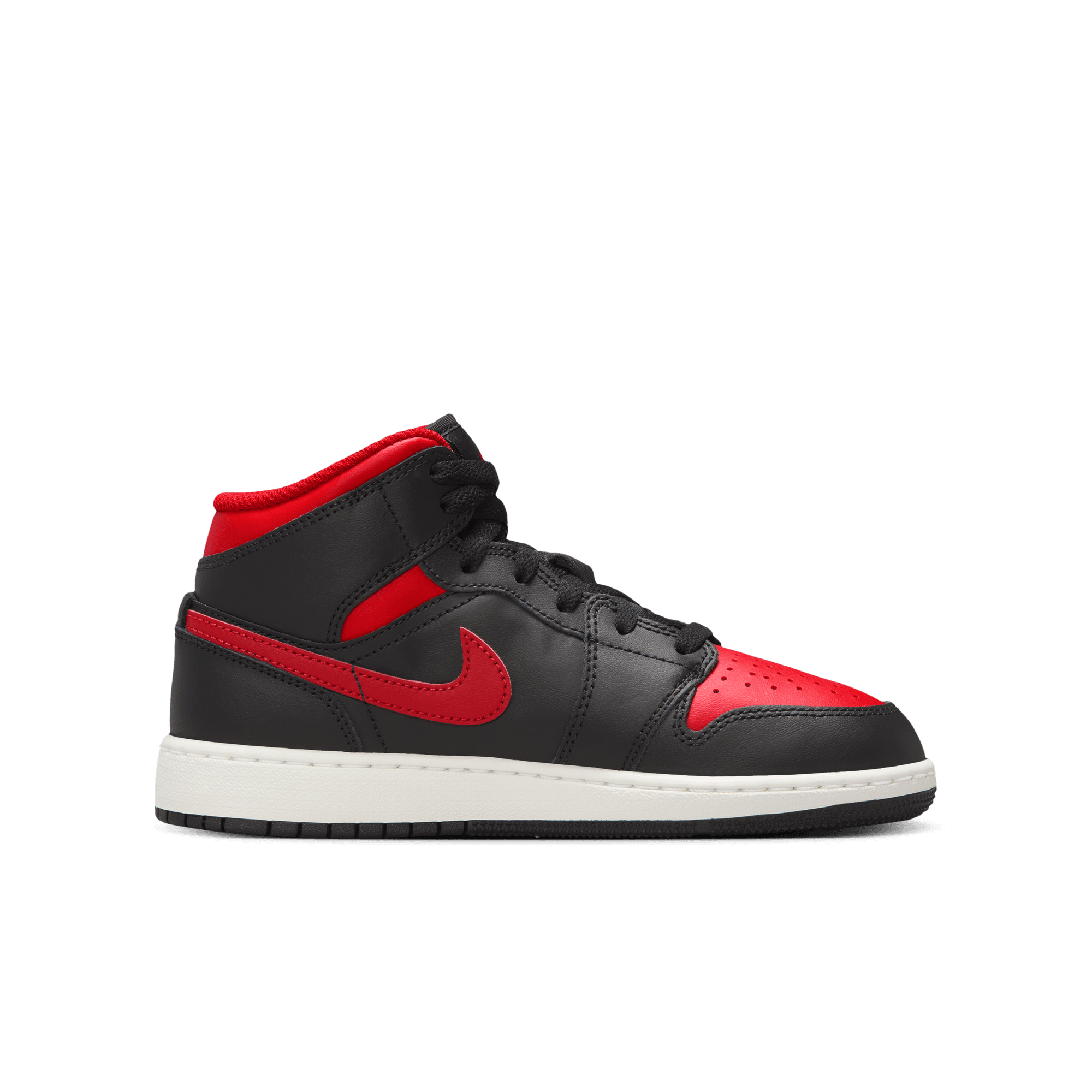 AIR JORDAN 1 MID BIG KIDS' SHOES