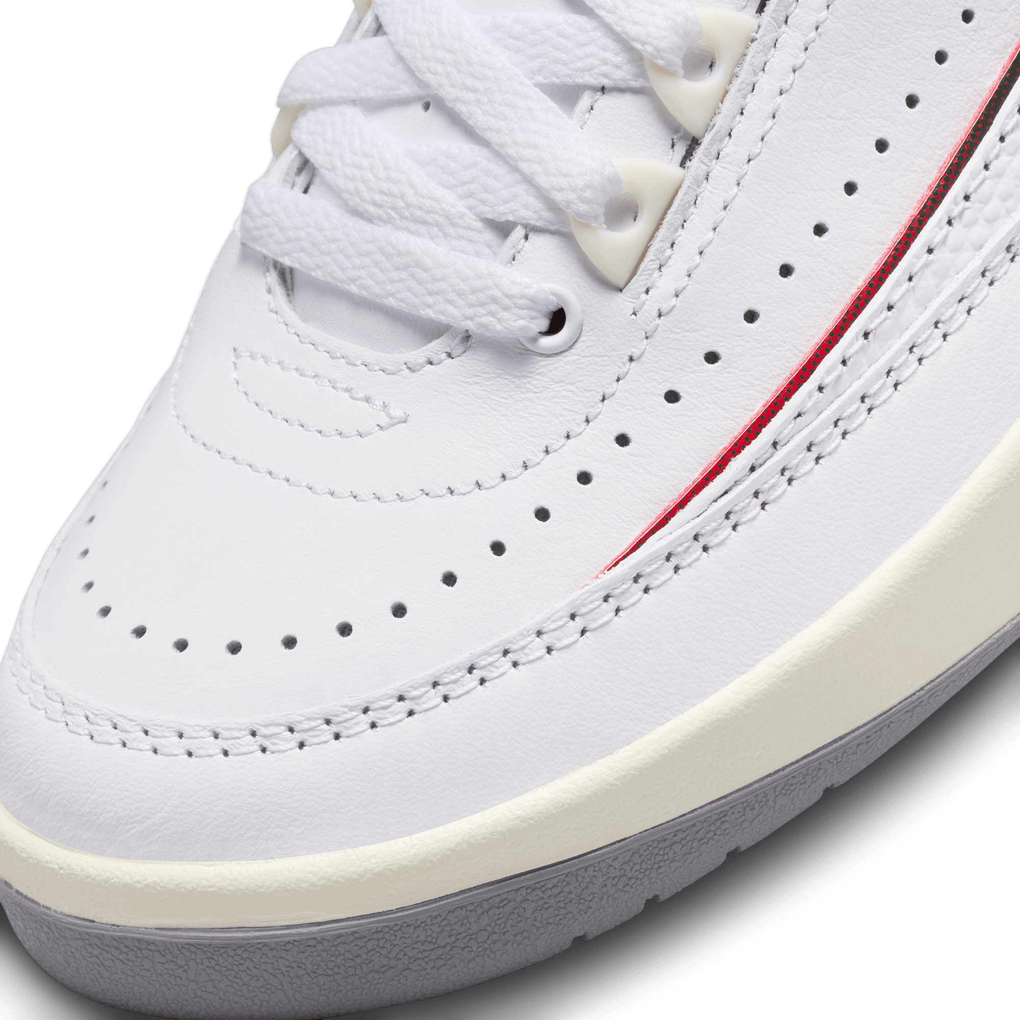 AIR JORDAN 2 RETRO BIG KIDS' SHOES WHITE/FIRE RED-FIR-SAIL – Park Access