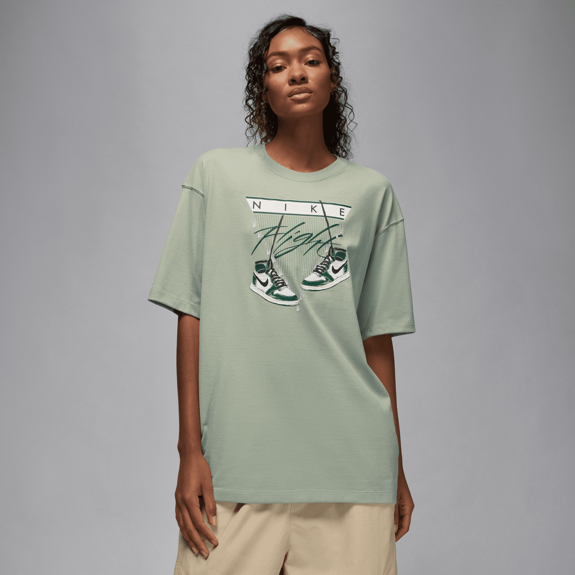 JORDAN FLIGHT WOMEN'S OVERSIZED T-SHIRT