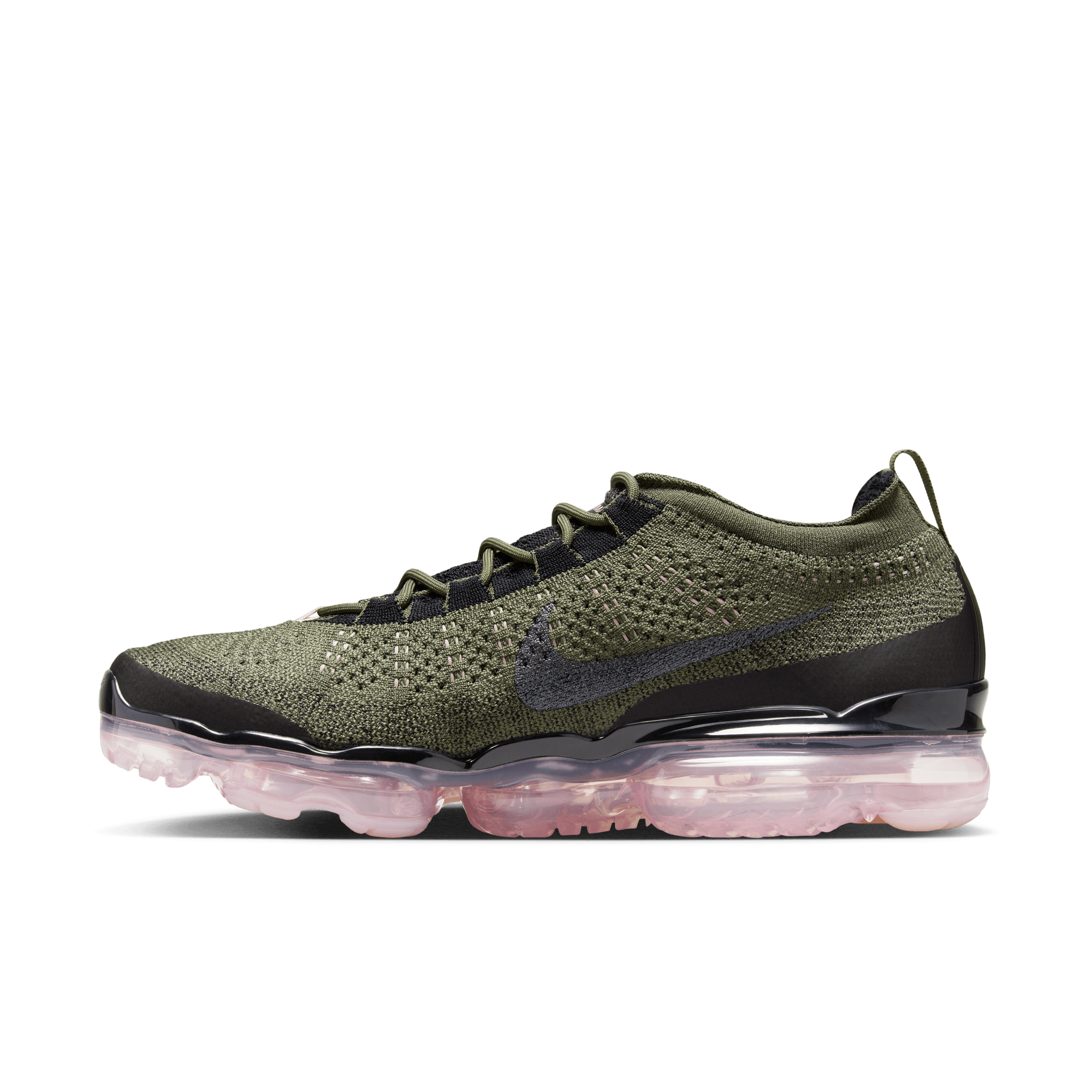 NIKE AIR VAPORMAX 2023 FLYKNIT MEN S SHOES MEDIUM OLIVE BLACK PINK OXFORD BLACK Park Access