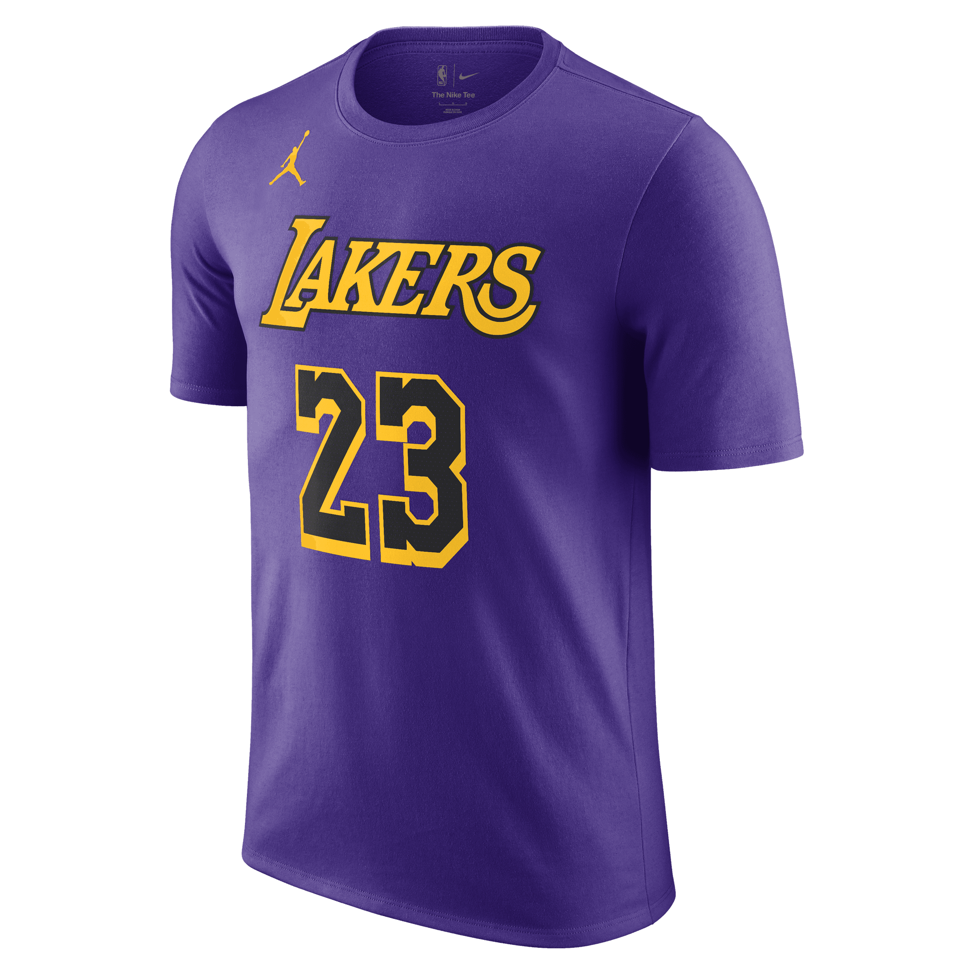 LOS ANGELES LAKERS STATEMENT EDITION MEN'S JORDAN NBA T-SHIRT