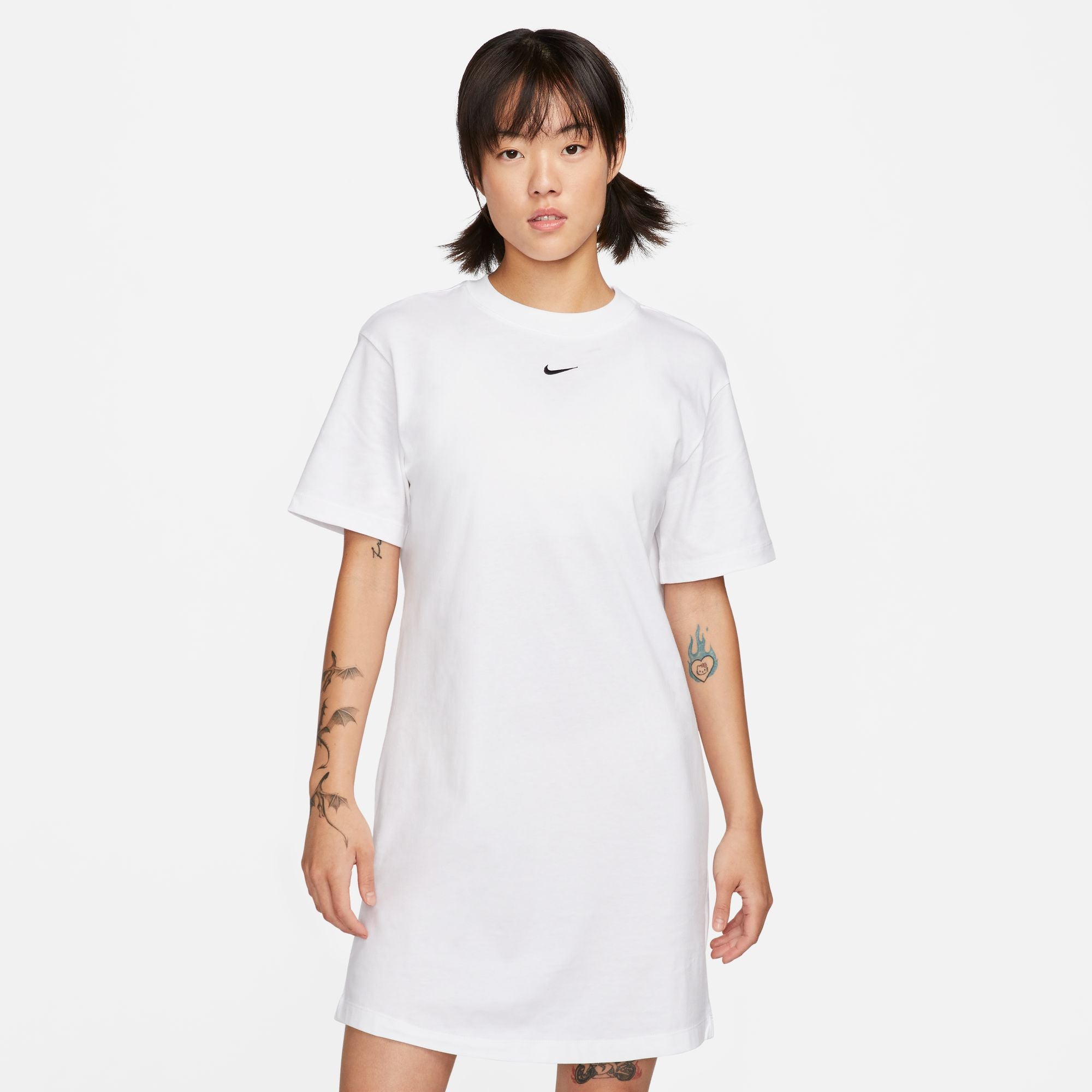 NIKE SPORTSWEAR ESSENTIAL WOMENS SHORT-SLEEVE T-SHIRT DRESS