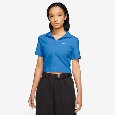 NIKE SPORTSWEAR ESSENTIAL WOMEN'S SHORT-SLEEVE POLO TOP
