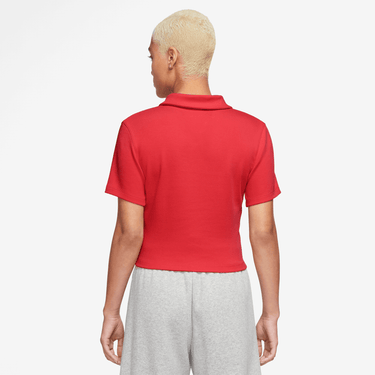 NIKE SPORTSWEAR ESSENTIAL WOMEN'S SHORT-SLEEVE POLO TOP