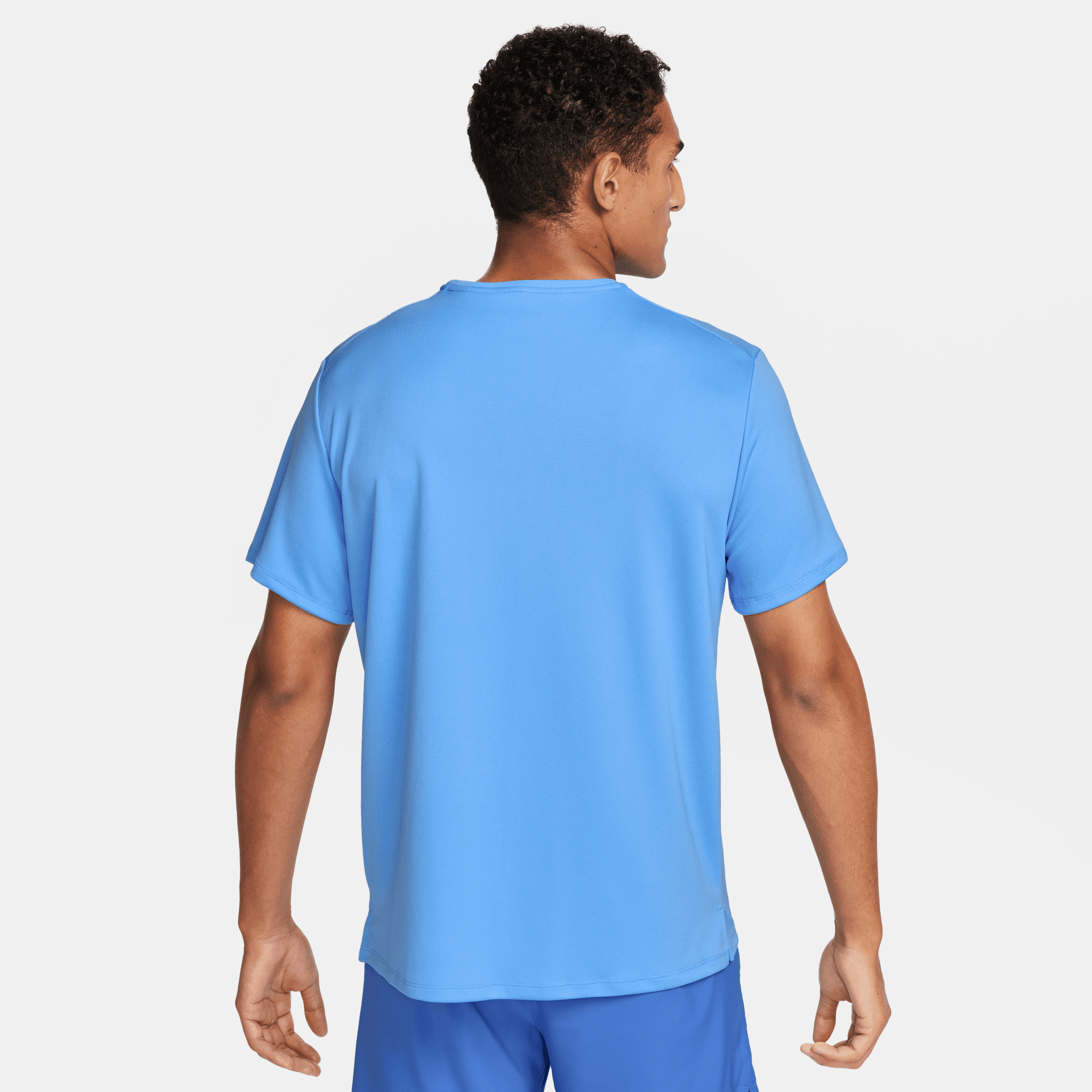 NIKE DRI-FIT UV MILER MEN'S SHORT-SLEEVE RUNNING TOP UNIVERSITY BLUE ...