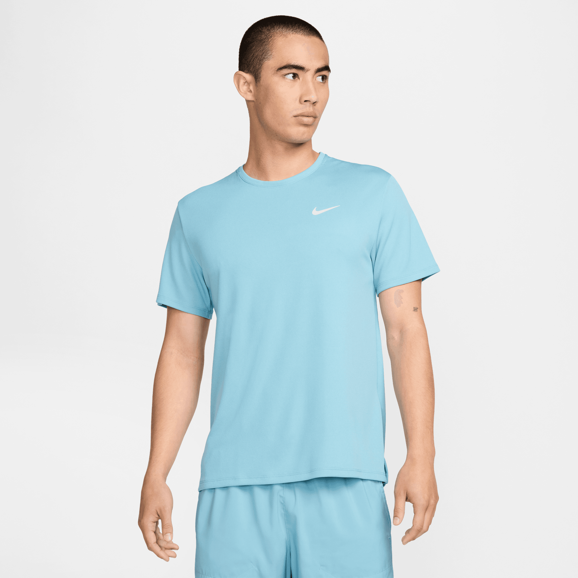 NIKE DRI-FIT UV MILER MEN 'S SHORT-SLEEVE RUNNING TOP