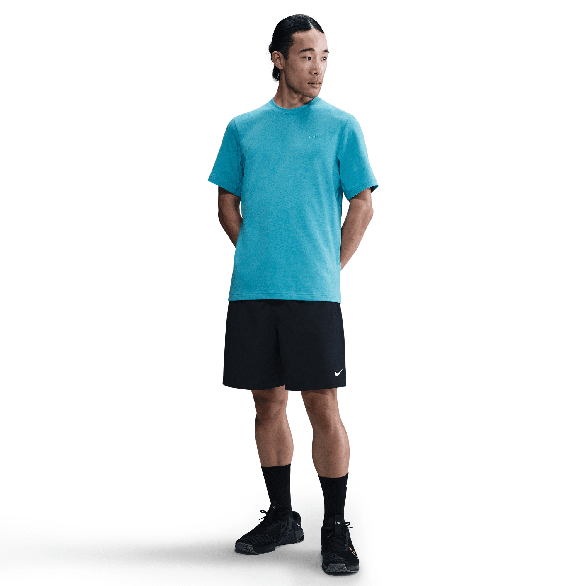 NIKE DRI-FIT PRIMARY MEN'S TRAINING T-SHIRT DUSTY CACTUS/HTR