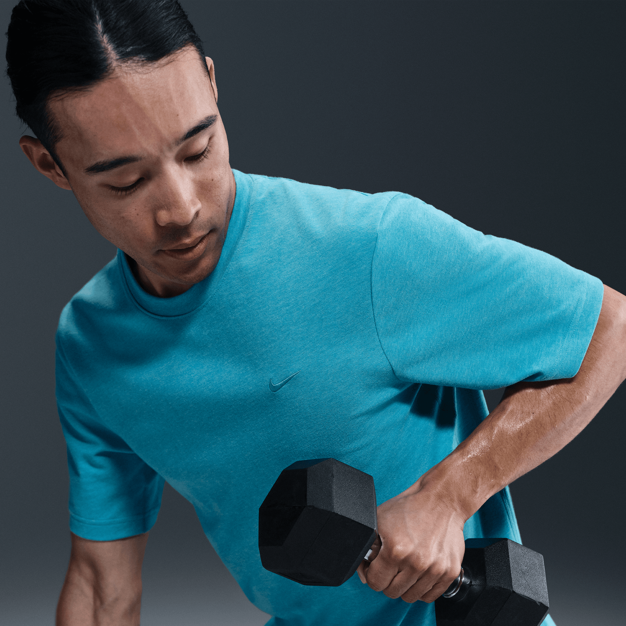 ★Nike★ Dry Fit Primary Training T-Shirt M Dusty CactusHeat NIKE DRI-FIT PRIMARY MEN'S TRAINING T-SHIRT DUSTY CACTUS/HTR