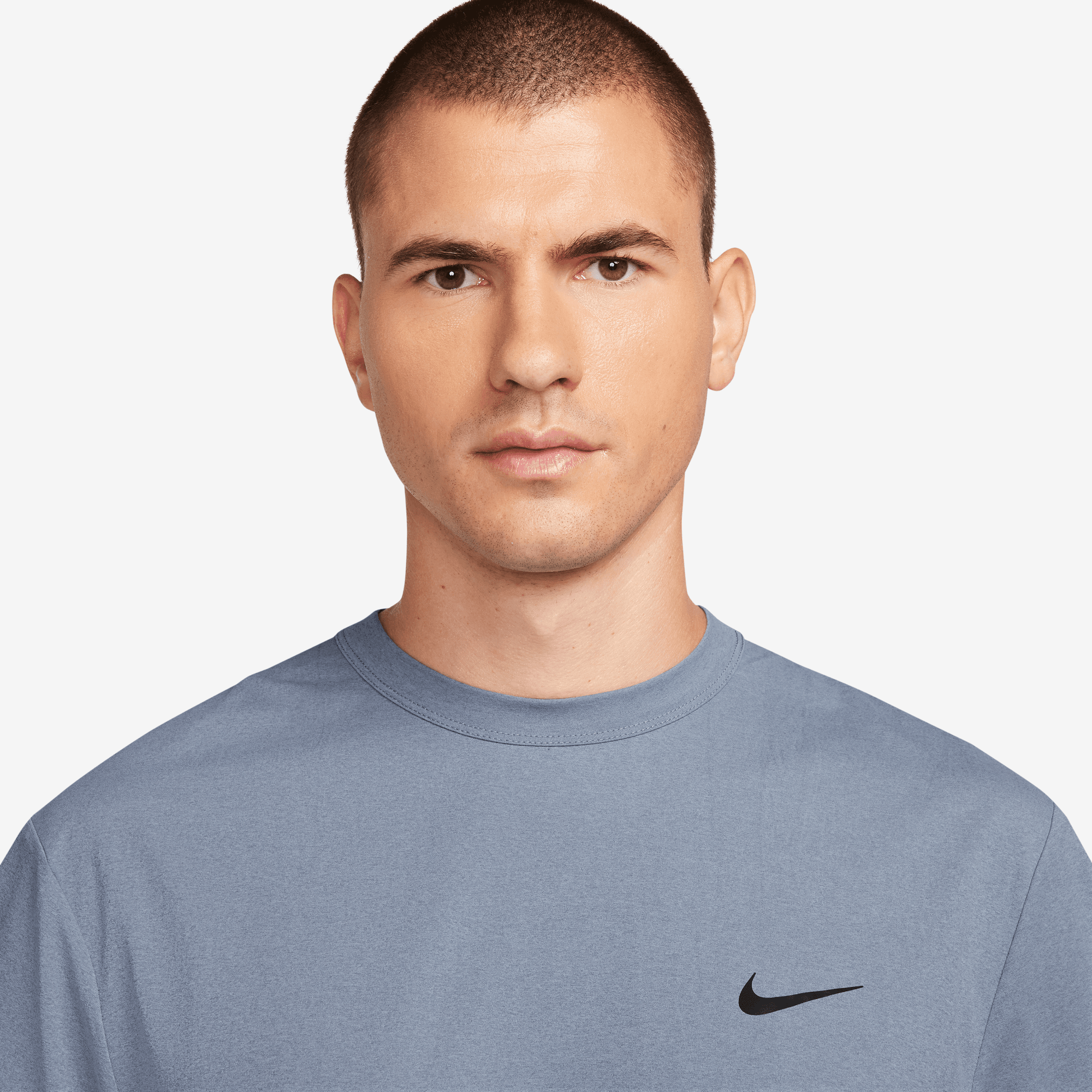 NIKE DRI-FIT UV HYVERSE MEN'S SHORT-SLEEVE FITNESS TOP