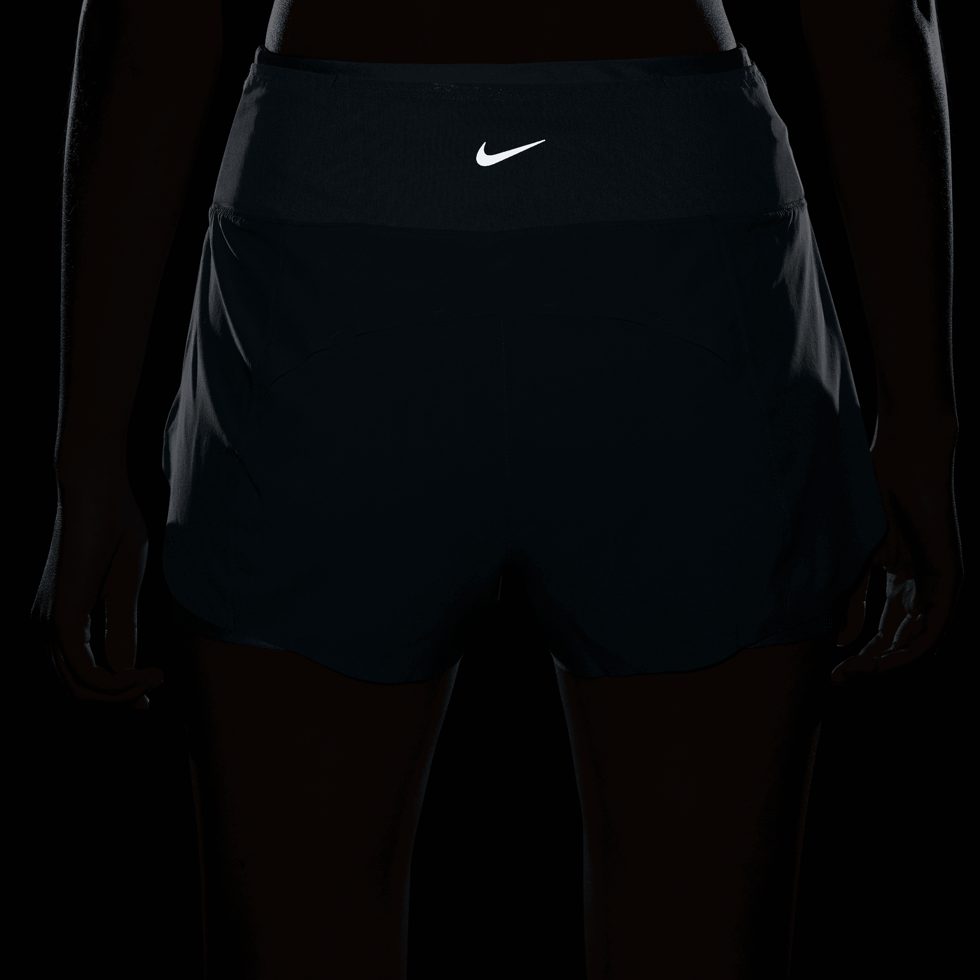 NIKE DRI-FIT SWIFT WOMEN'S MID-RISE 3" 2-IN-1 RUNNING SHORTS WITH POCKETS