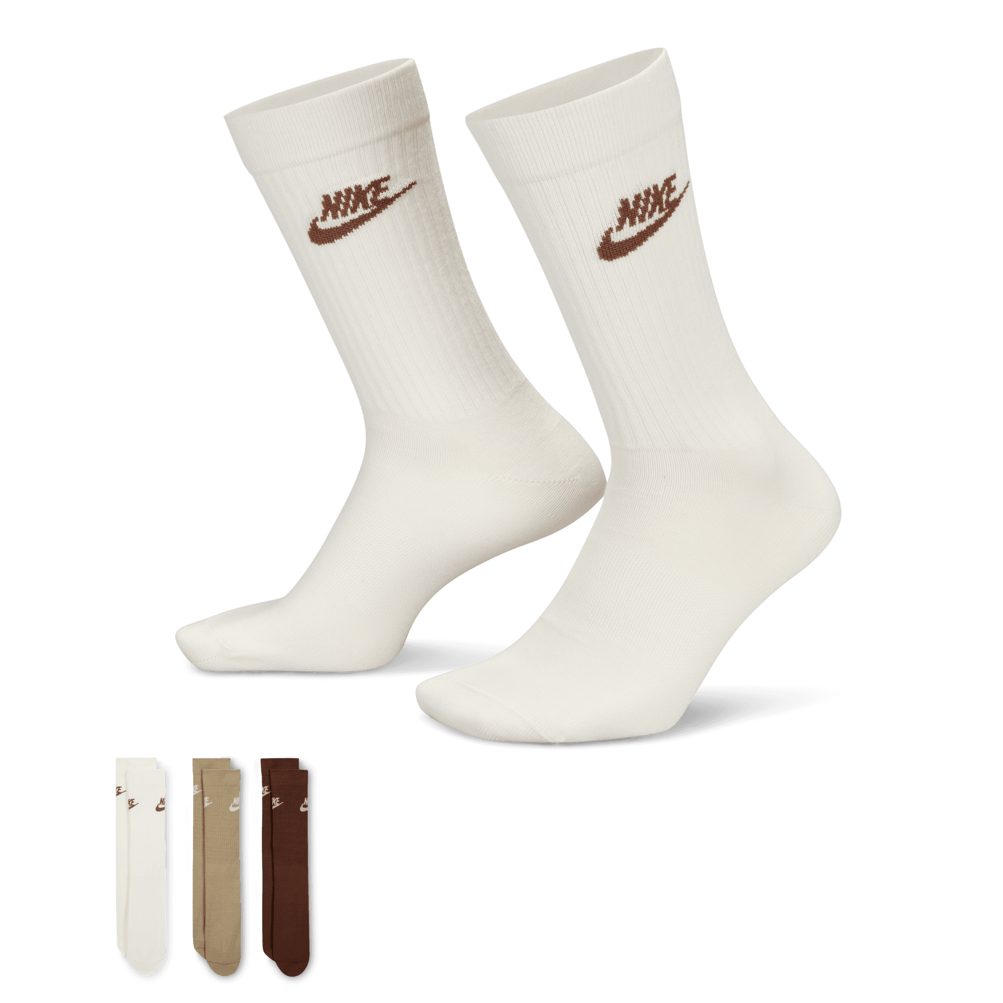 NIKE SPORTSWEAR EVERYDAY ESSENTIAL CREW SOCKS (3 PAIRS)