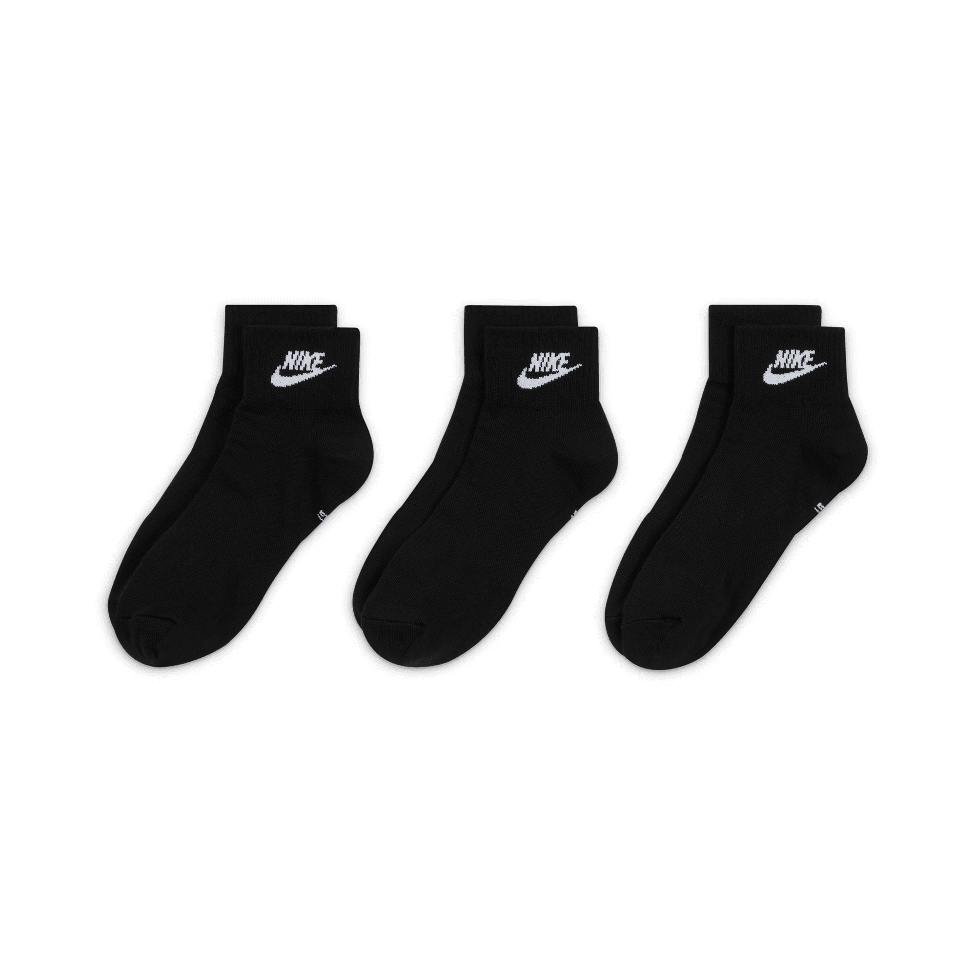 NIKE EVERYDAY ESSENTIAL ANKLE SOCKS (3 PRS)