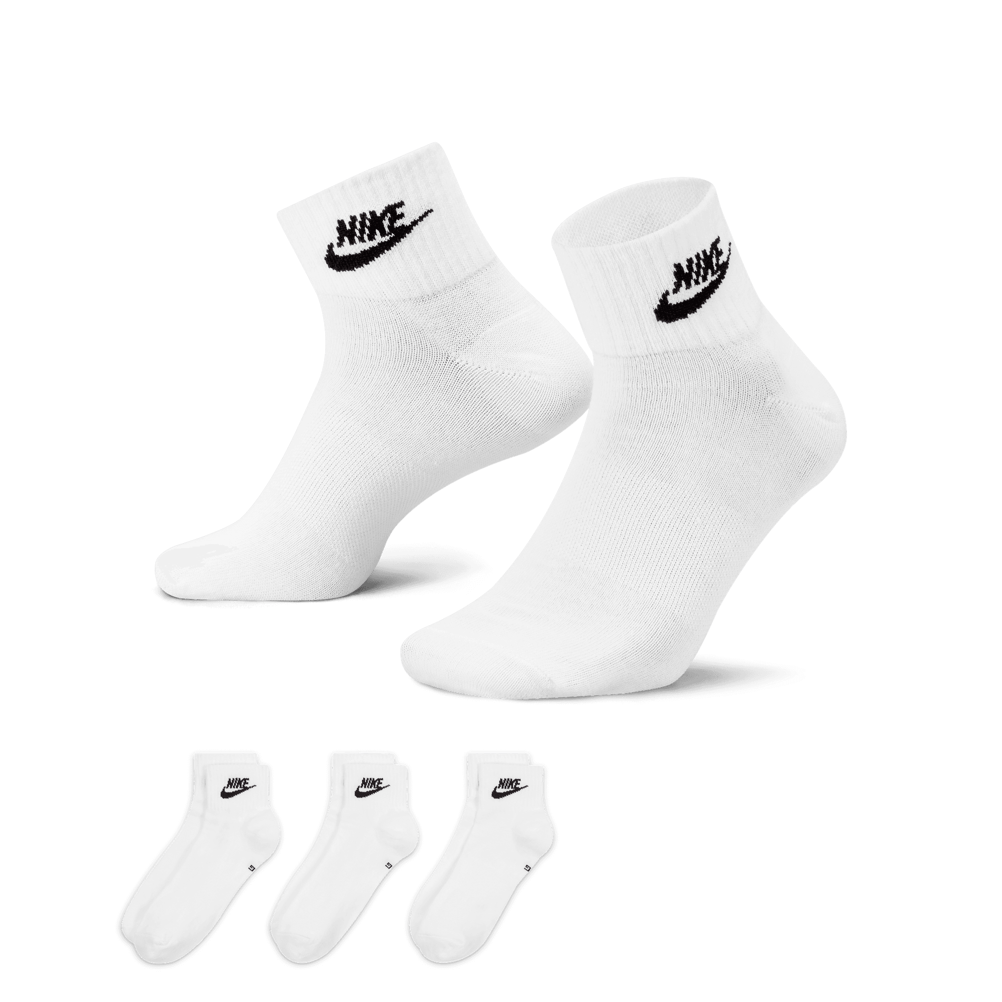 NIKE EVERYDAY ESSENTIAL ANKLE SOCKS (3 PAIRS)