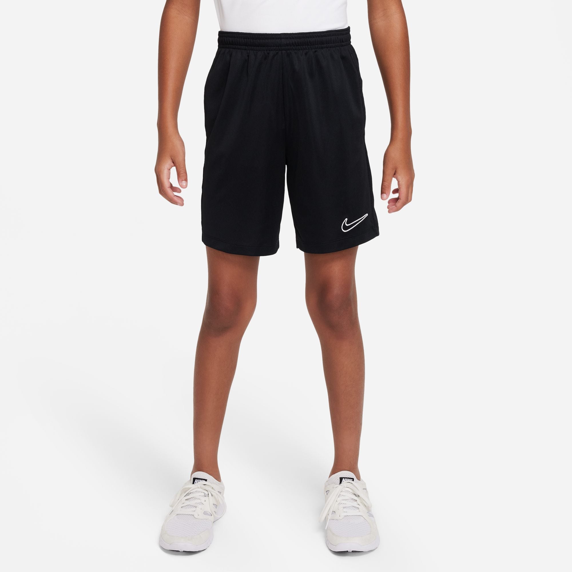 NIKE TROPHY23 BIG KIDS' DRI-FIT TRAINING SHORTS BLACK/BLACK/WHITE ...