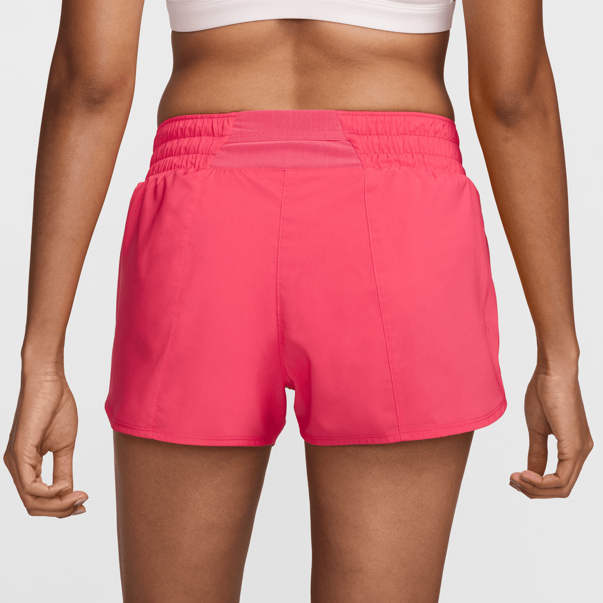 NIKE DRI-FIT ONE WOMEN'S MID-RISE 3" BRIEF-LINED SHORTS