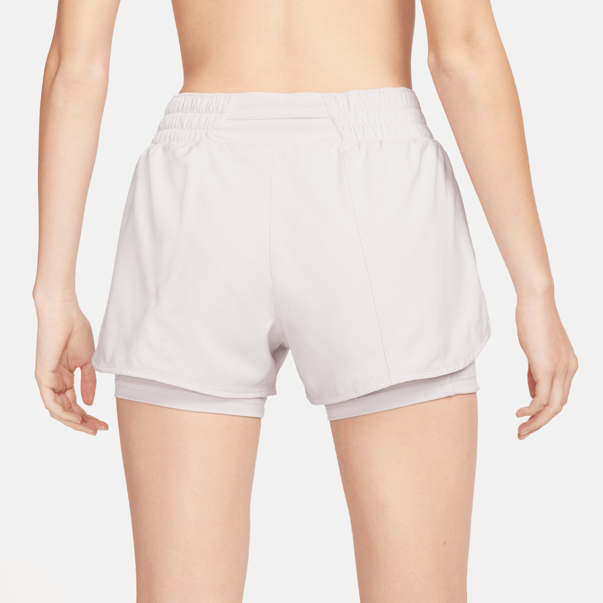NIKE DRI-FIT ONE WOMEN'S MID-RISE 3"  2-IN-1 SHORTS