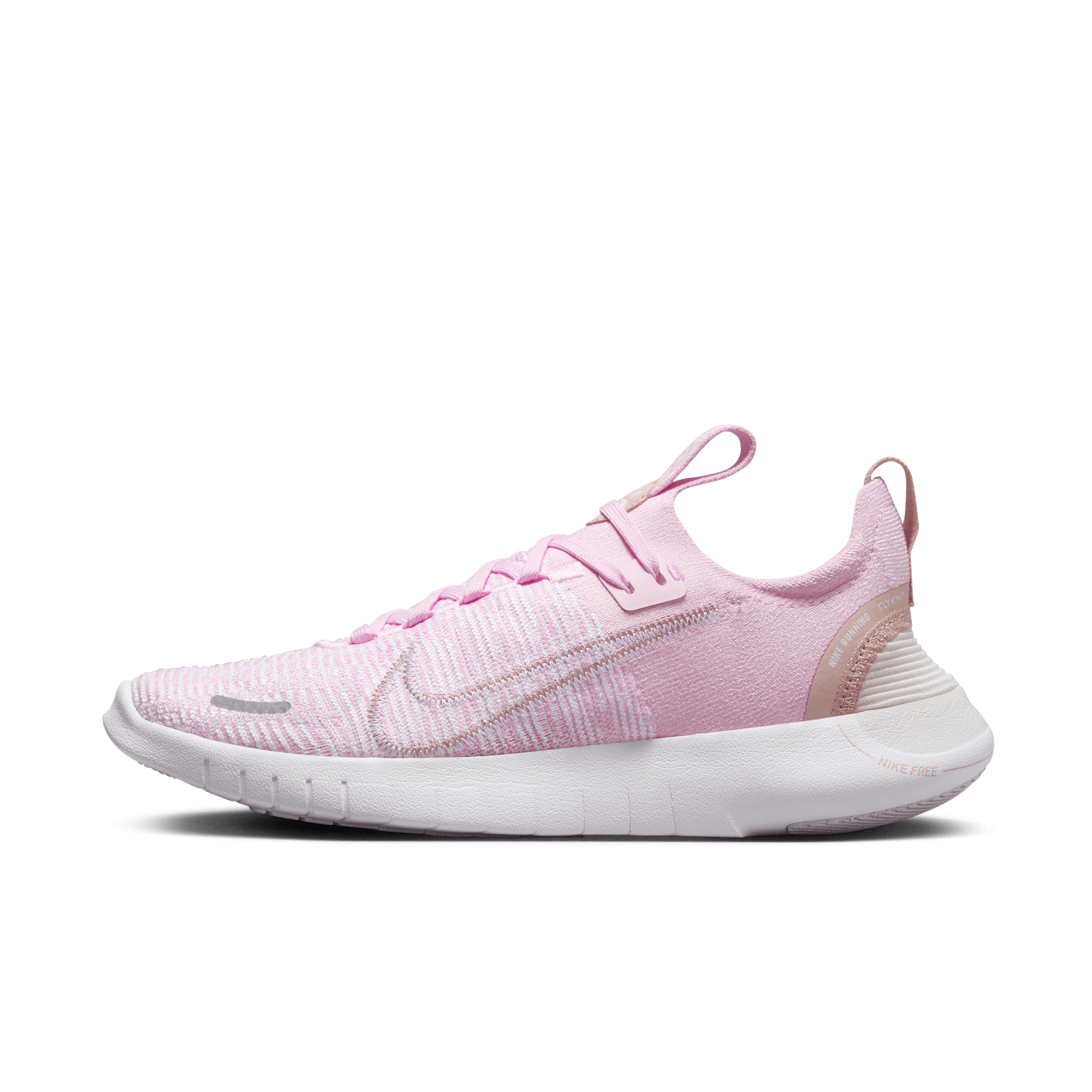 Free rn pink running shoes best sale