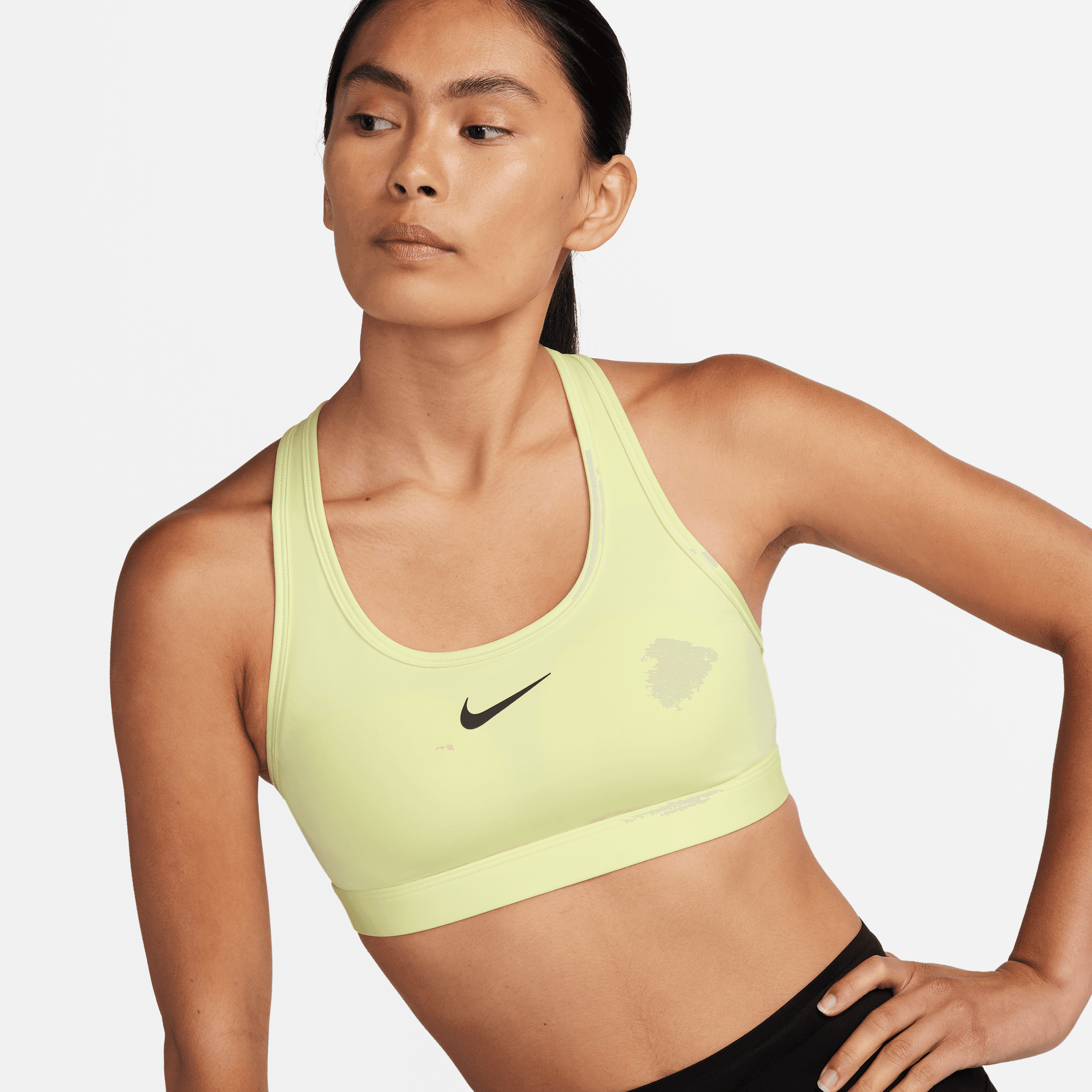 Nike top yellow bra