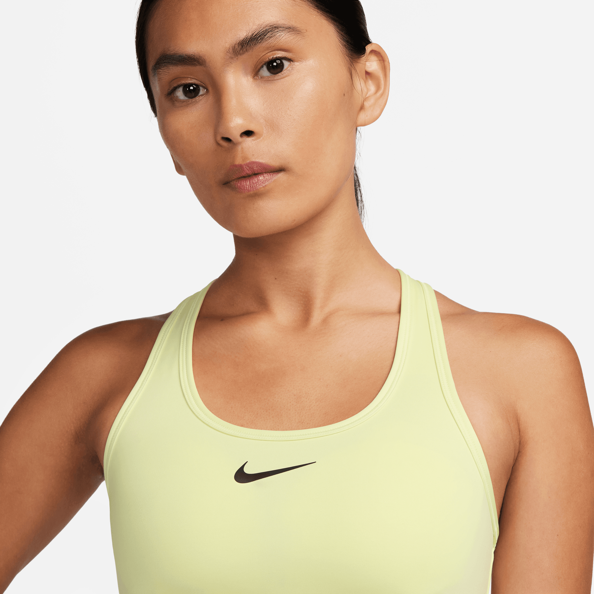 Nike Women's Swoosh Medium-Support Padded Sports Bra - Luminous Green