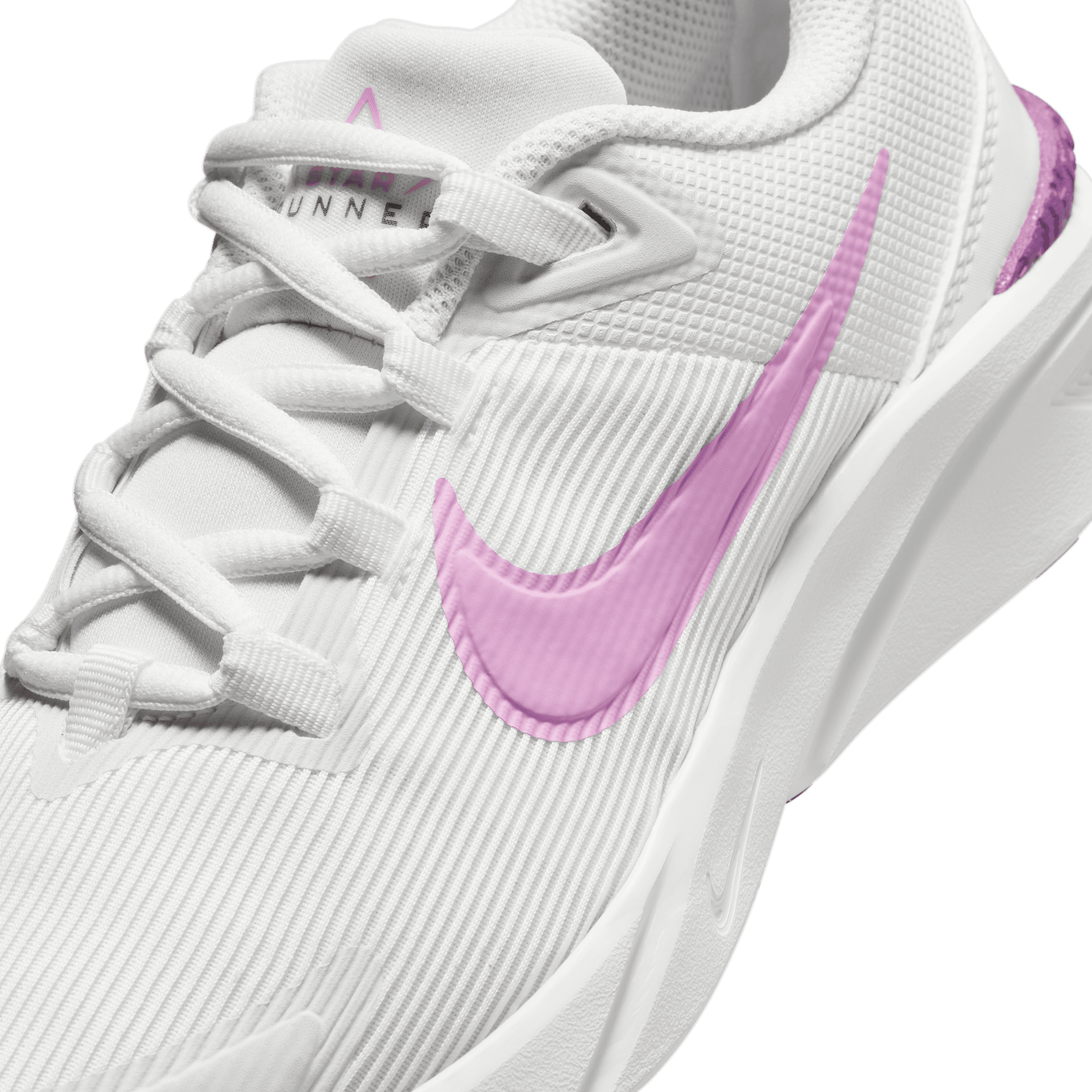 NIKE STAR RUNNER 4 BIG KIDS ROAD RUNNING SHOES SUMMIT WHITE BEYOND PINK VIOTECH Park Access
