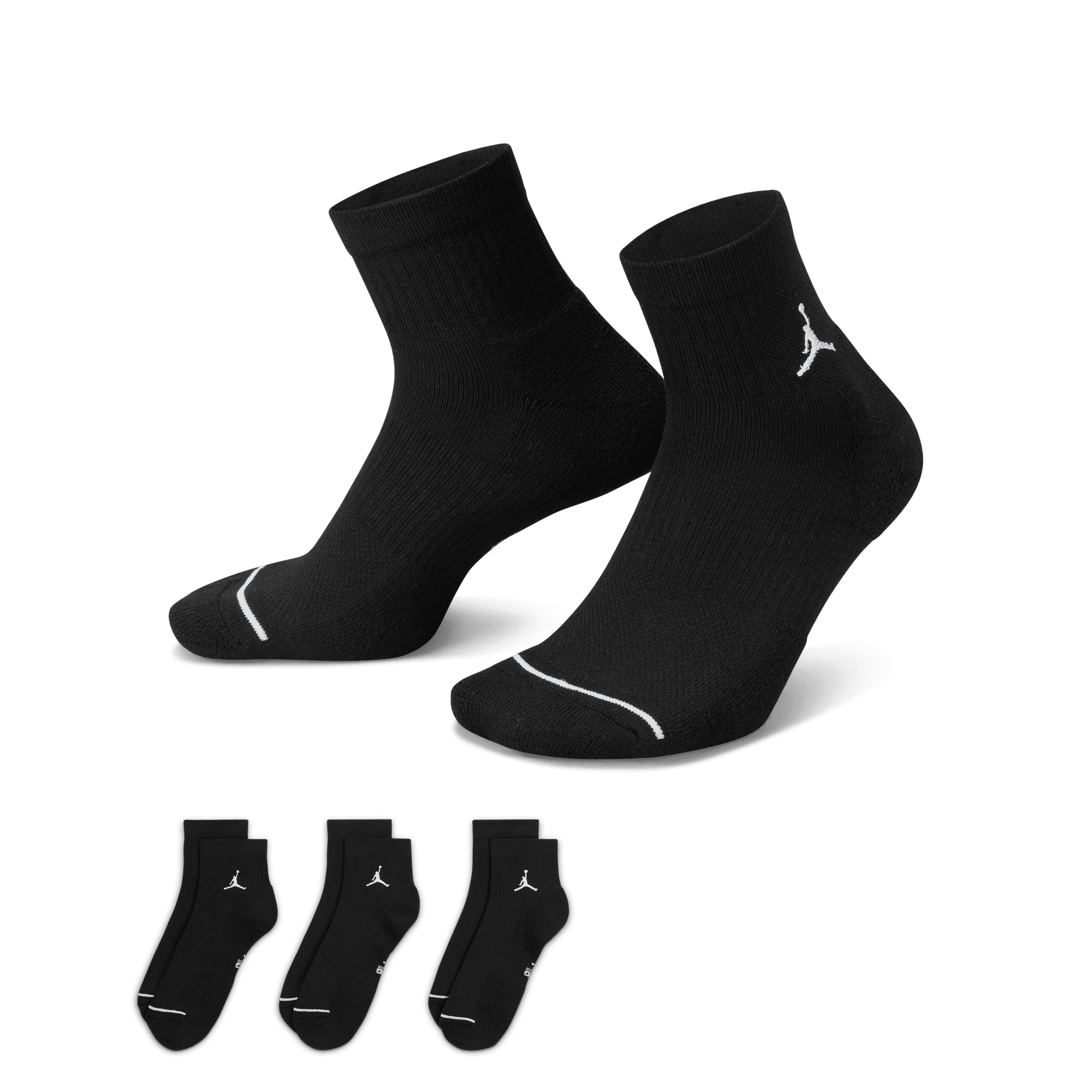 JORDAN EVERYDAY ANKLE SOCKS (3 PAIRS)