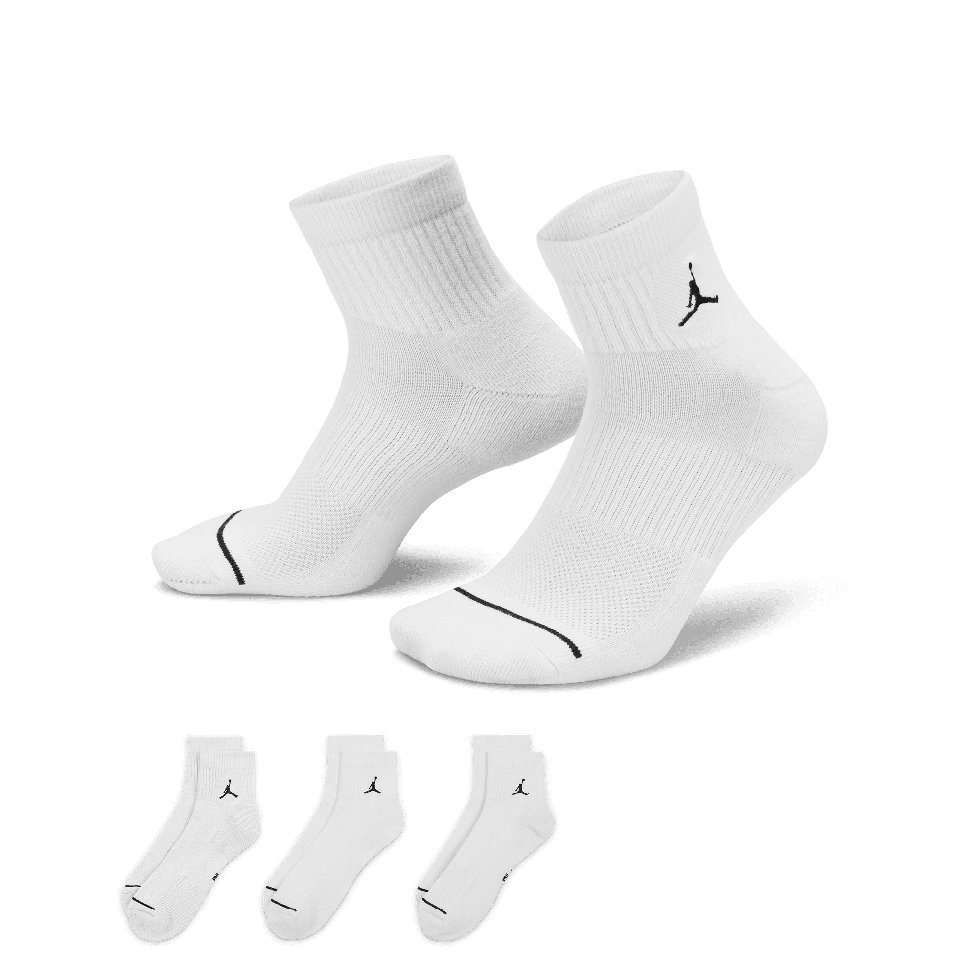 JORDAN EVERYDAY ANKLE SOCKS (3 PAIRS)
