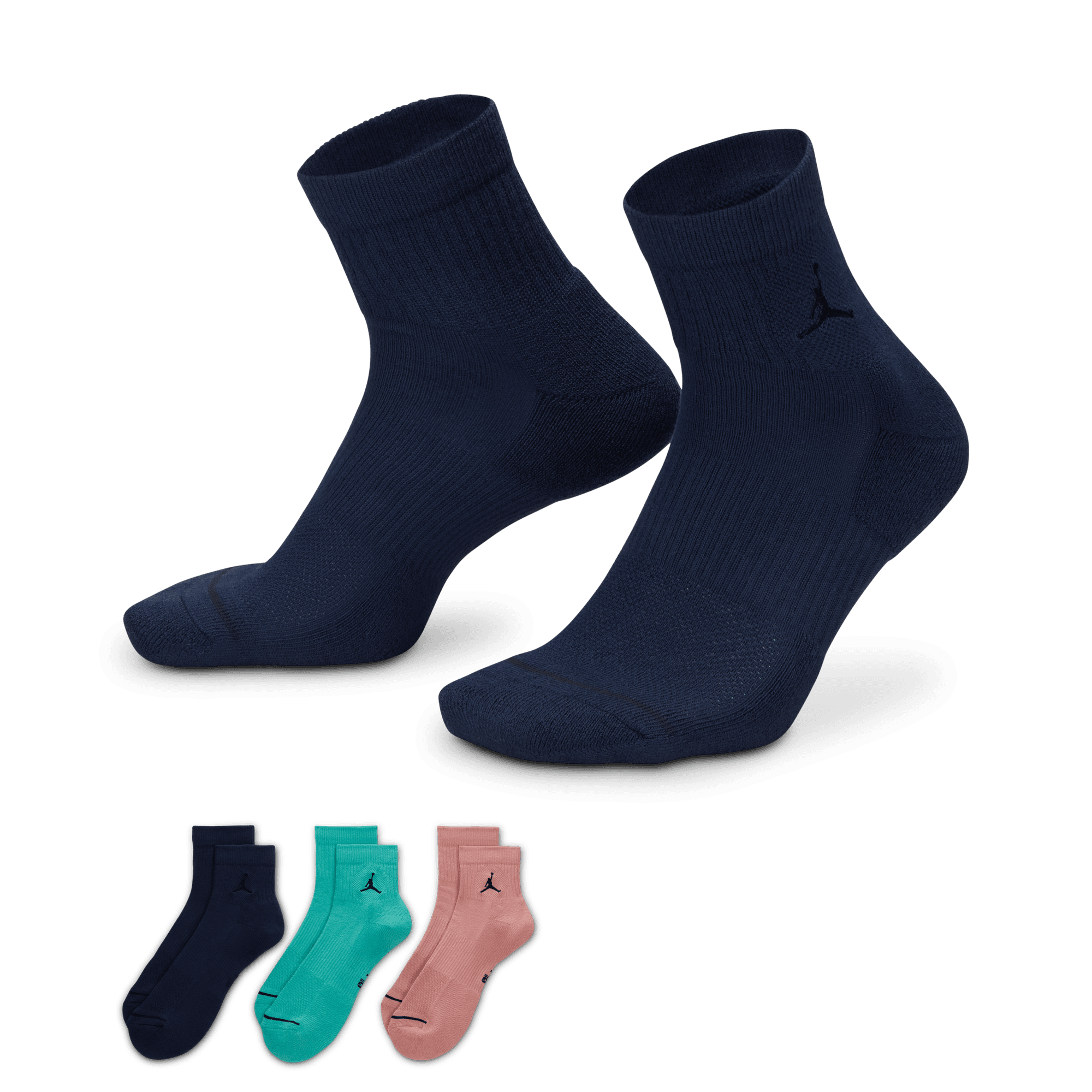 JORDAN EVERYDAY ANKLE SOCKS (3 PAIRS)