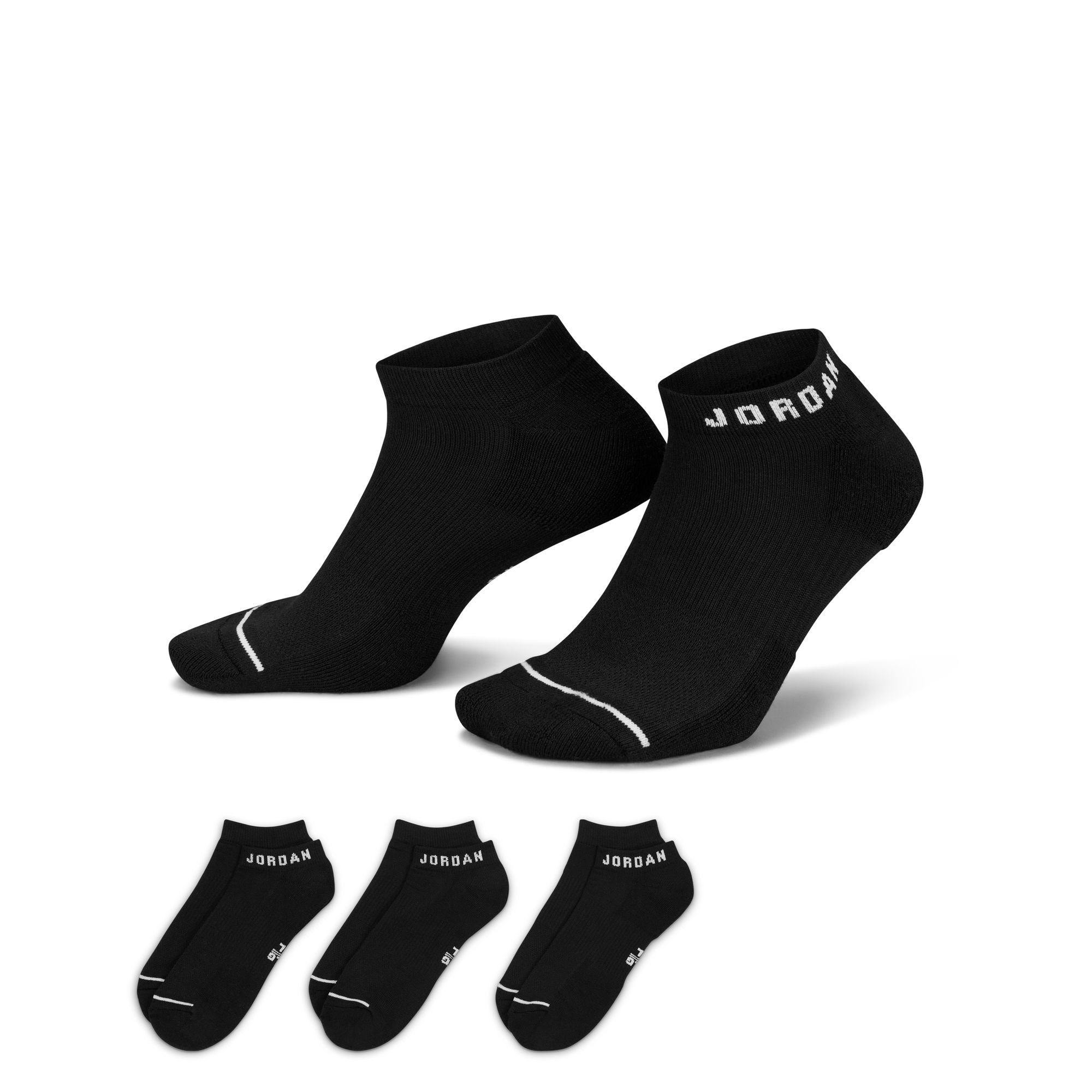 JORDAN EVERYDAY NO-SHOW  SOCKS (3 PAIRS)