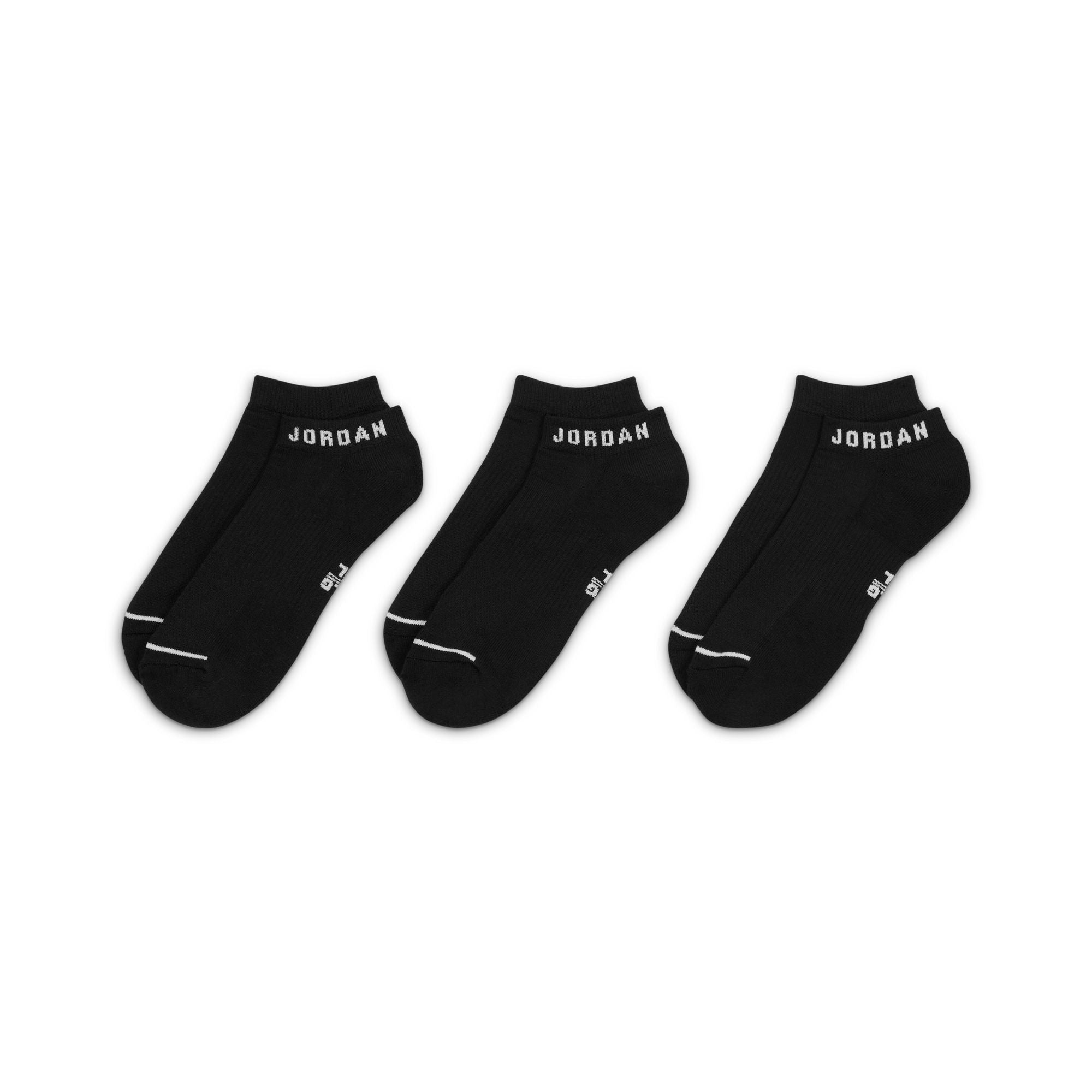 JORDAN EVERYDAY NO-SHOW  SOCKS (3 PAIRS)