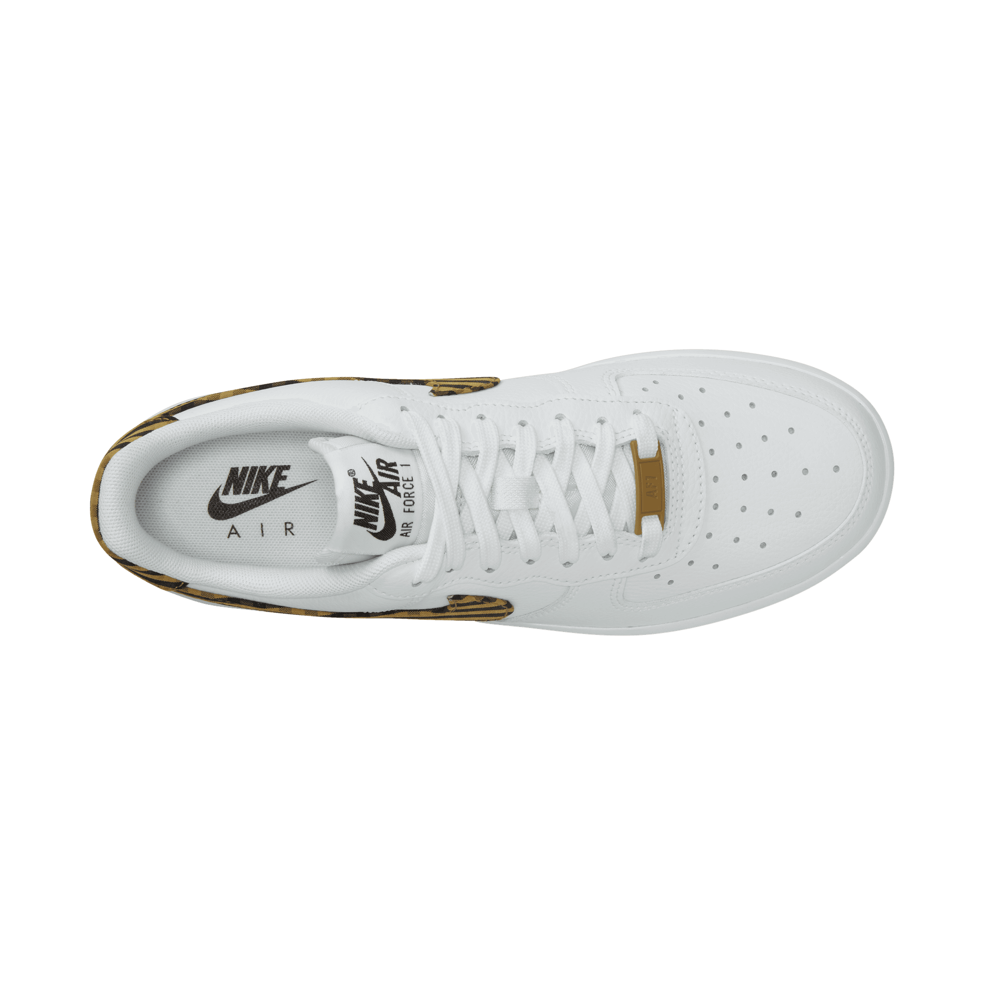 Nike women's air force 1 '07 ess white/metallic clearance gold