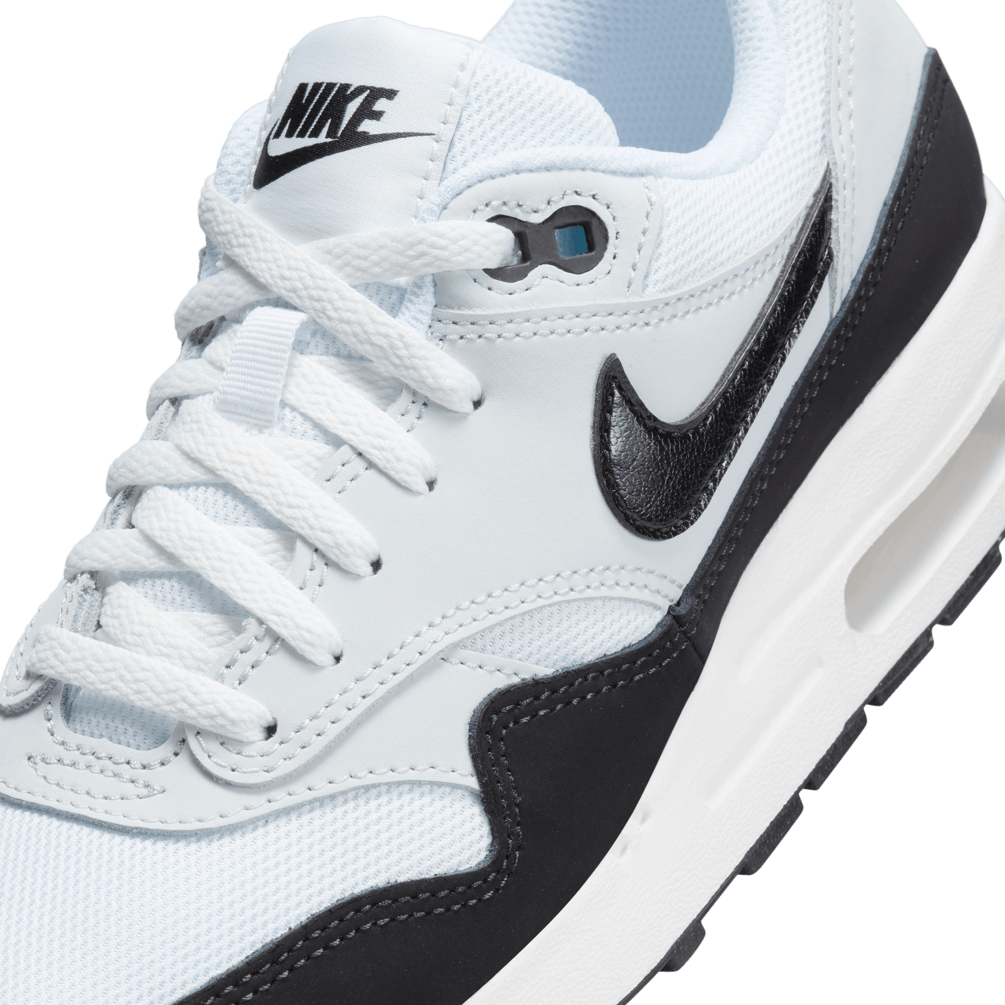 AIR MAX 1 BIG KIDS SHOES WHITE BLACK PURE PLATINUM Park Access