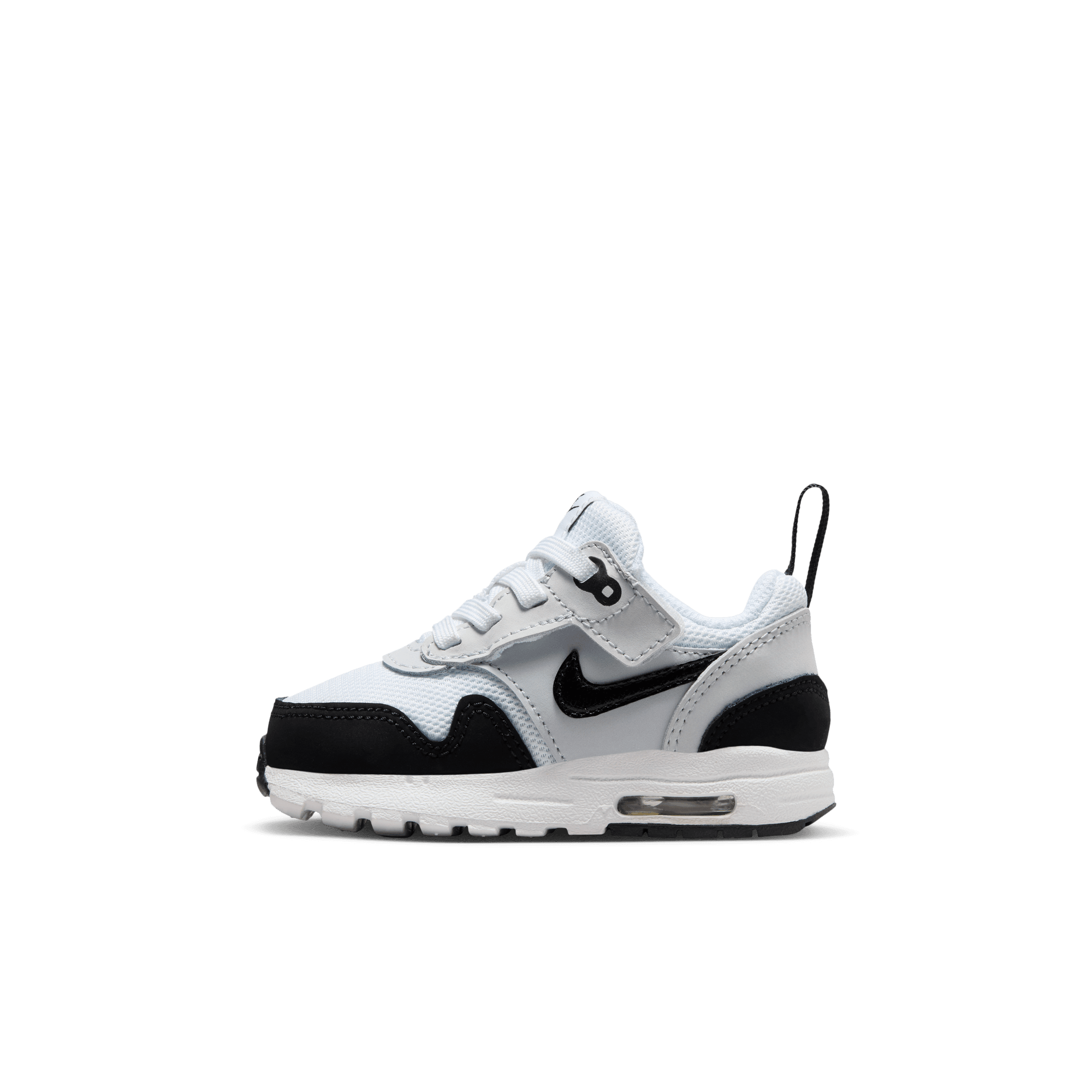 AIR MAX 1 EASYON BABY TODDLER SHOES WHITE BLACK PURE PLATINUM Park Access