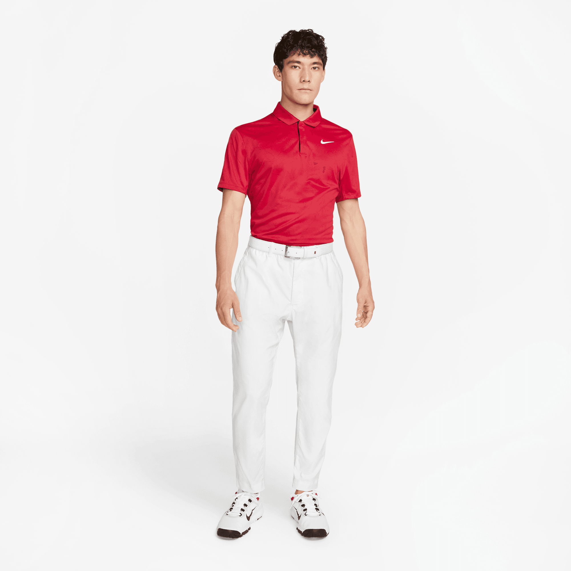 TIGER WOODS MEN S NIKE DRI FIT ADV GOLF POLO RED Park Access