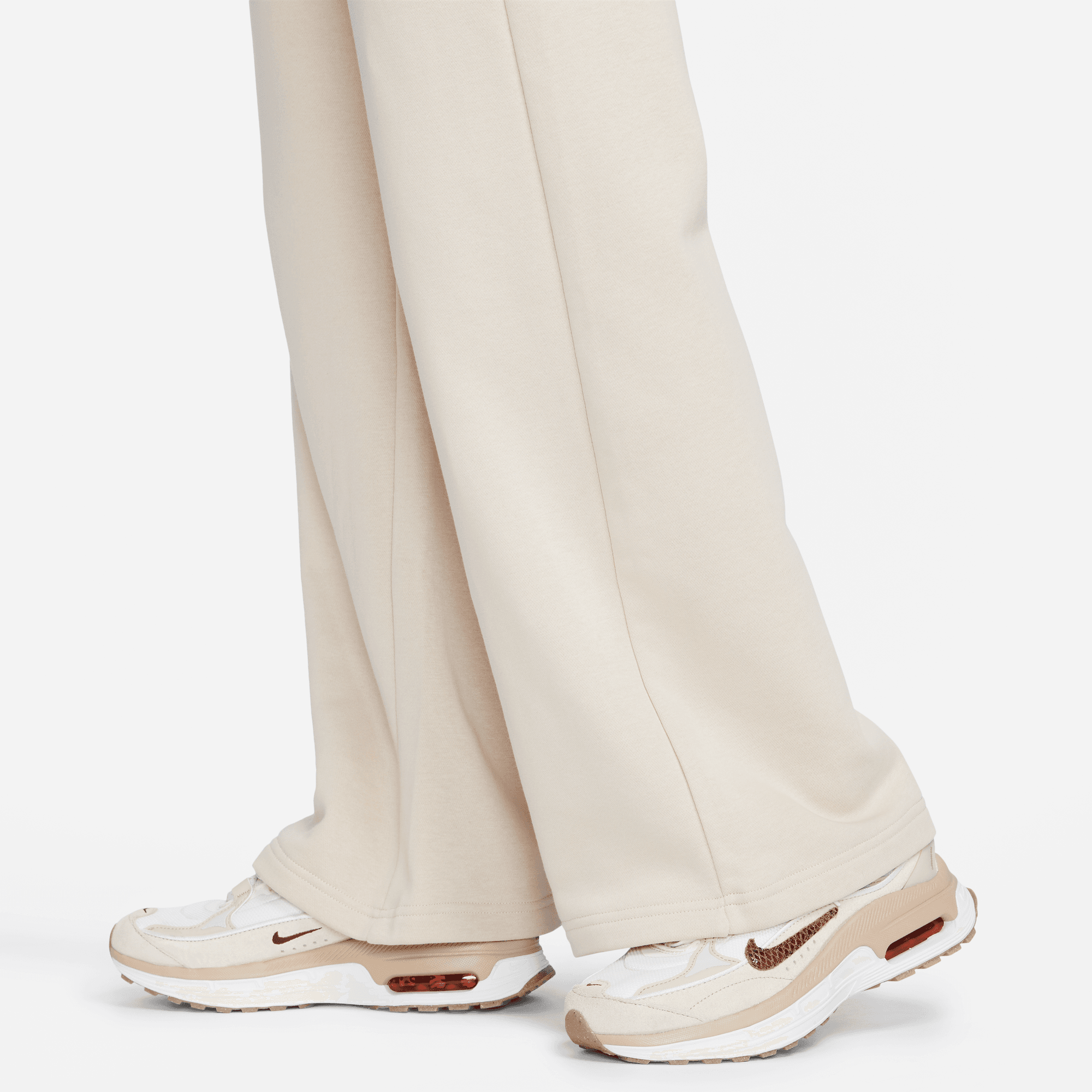 Women's Sportswear Club Fleece Mid-Rise Wide-Leg Sweatpants