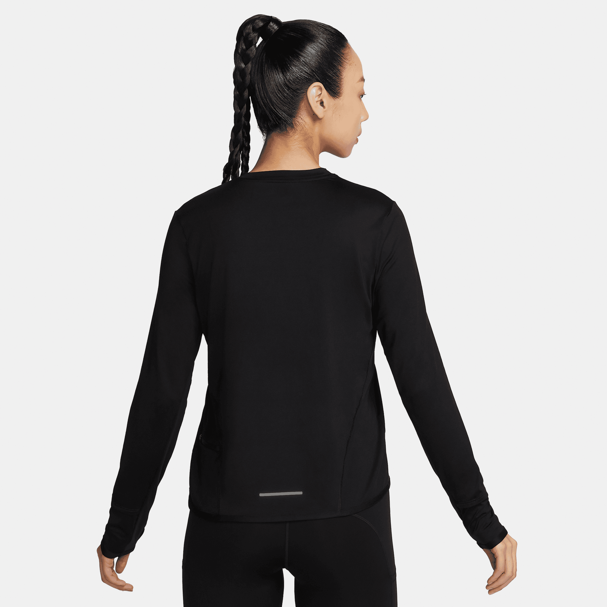 NIKE DRI-FIT SWIFT ELEMENT UV WOMEN'S CREW-NECK RUNNING TOP